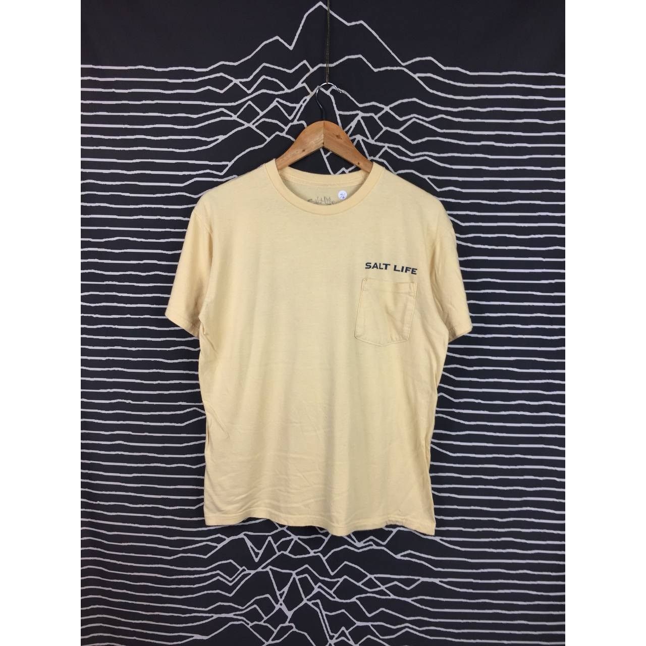 Vintage Salt Life Live Salty Tight Lines And Slight Seas Pocket Tee Size US M / EU 48-50 / 2 - 5 Thumbnail