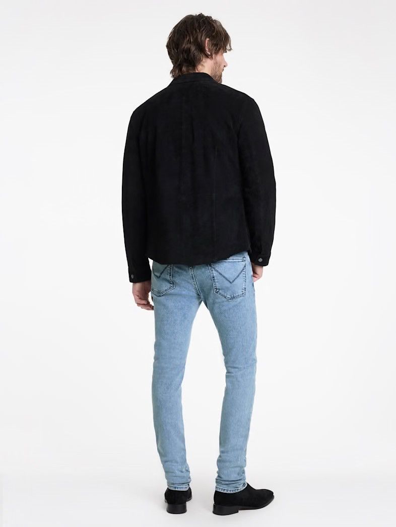 John Varvatos Wight Cloud Wash Slim Fit Jean 31 Size US 31 - 6 Thumbnail