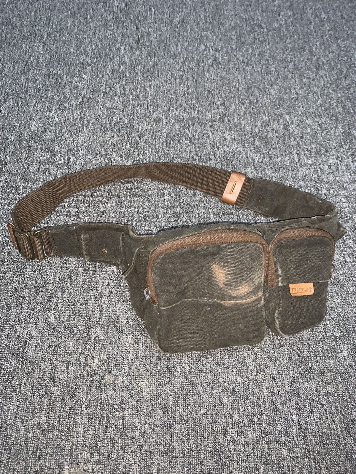 Vintage National Geographic Vintage Millitary Waist Bag Size ONE SIZE - 6 Thumbnail