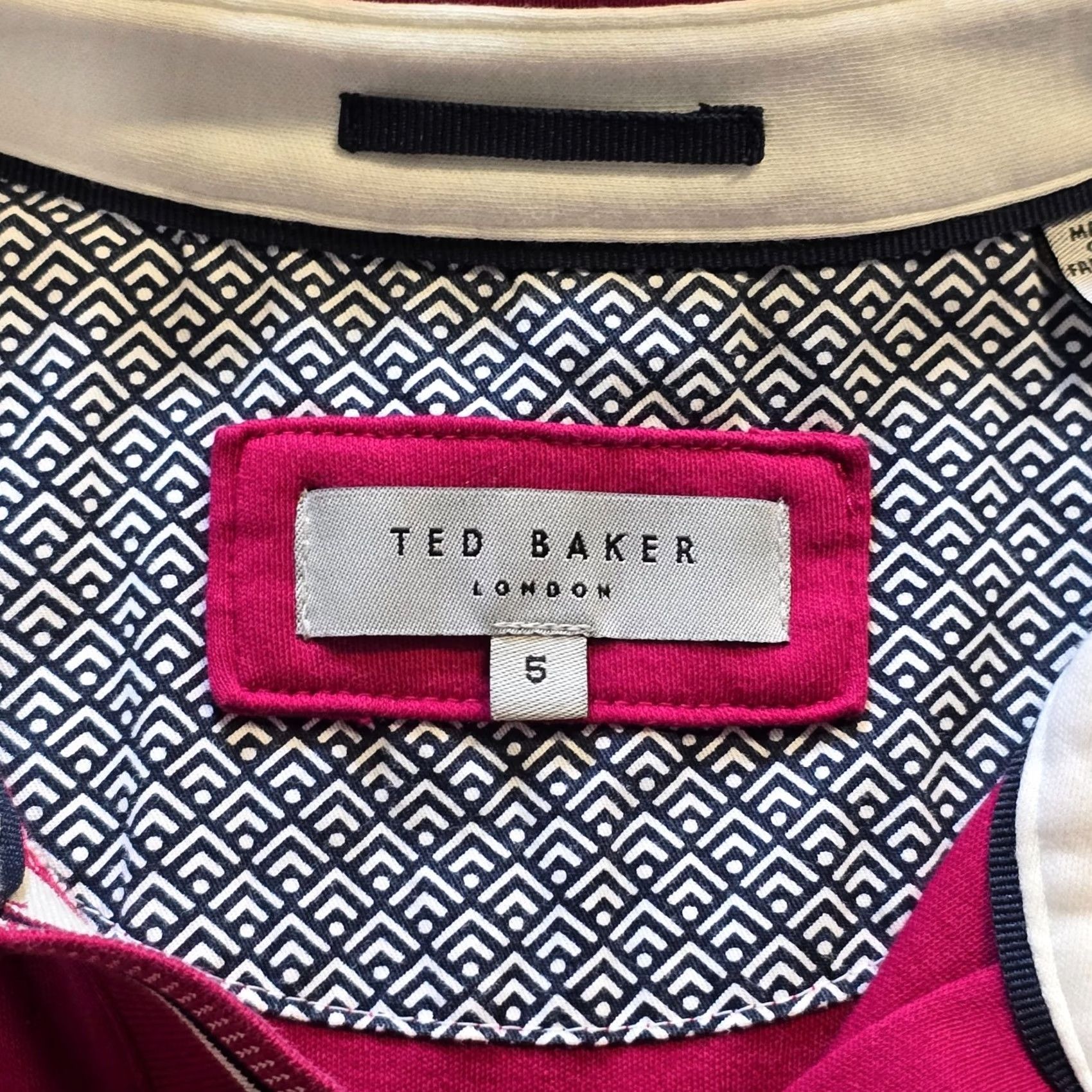 Ted Baker Ted Baker Shirt Polo Mens XL Red Short Sleeve Pocket Casual Preppy Size US XL / EU 56 / 4 - 3 Thumbnail