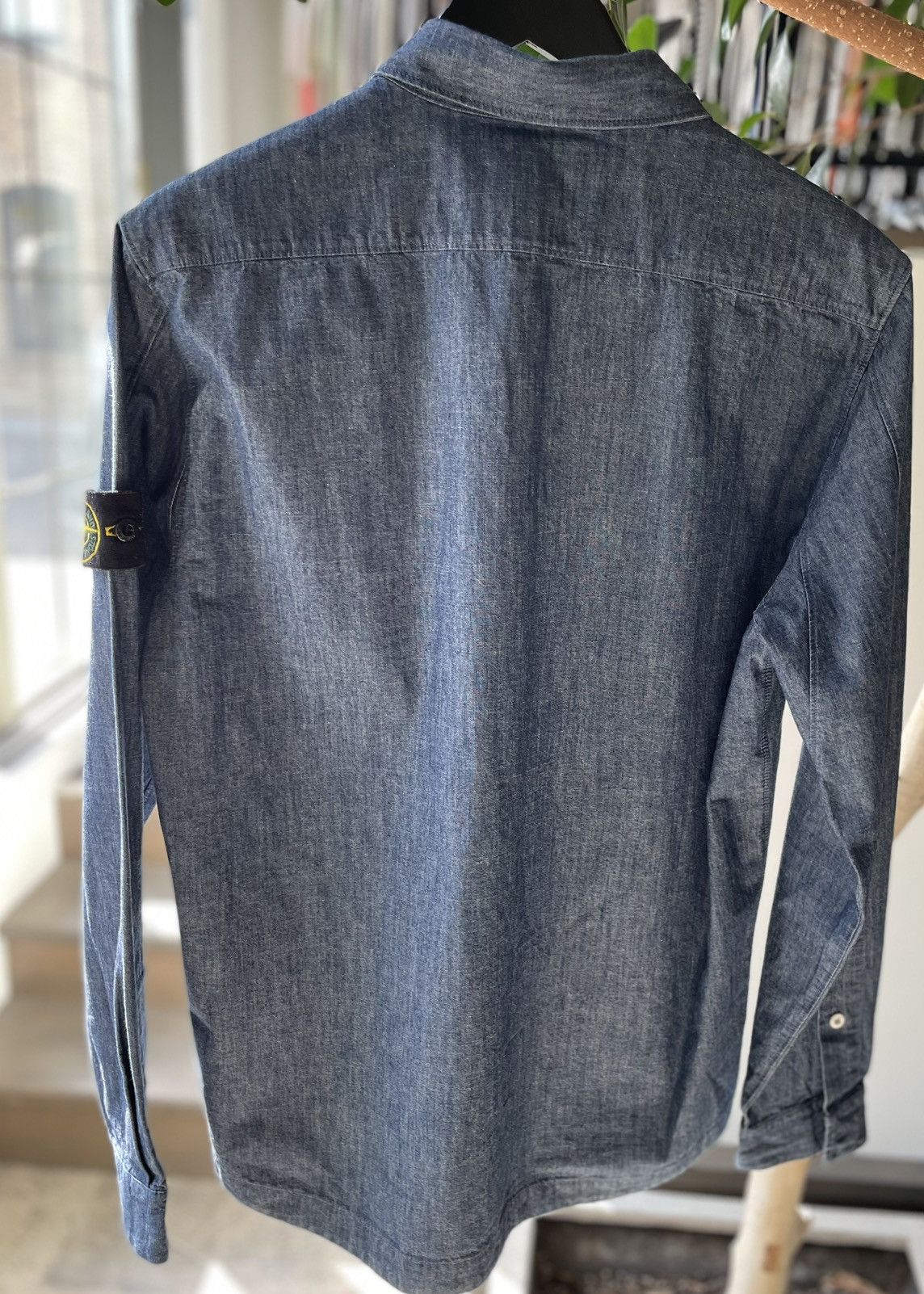 Stone Island Stone Island Chambray Over Shirt Buttonup Size US L / EU 52-54 / 3 - 3 Thumbnail