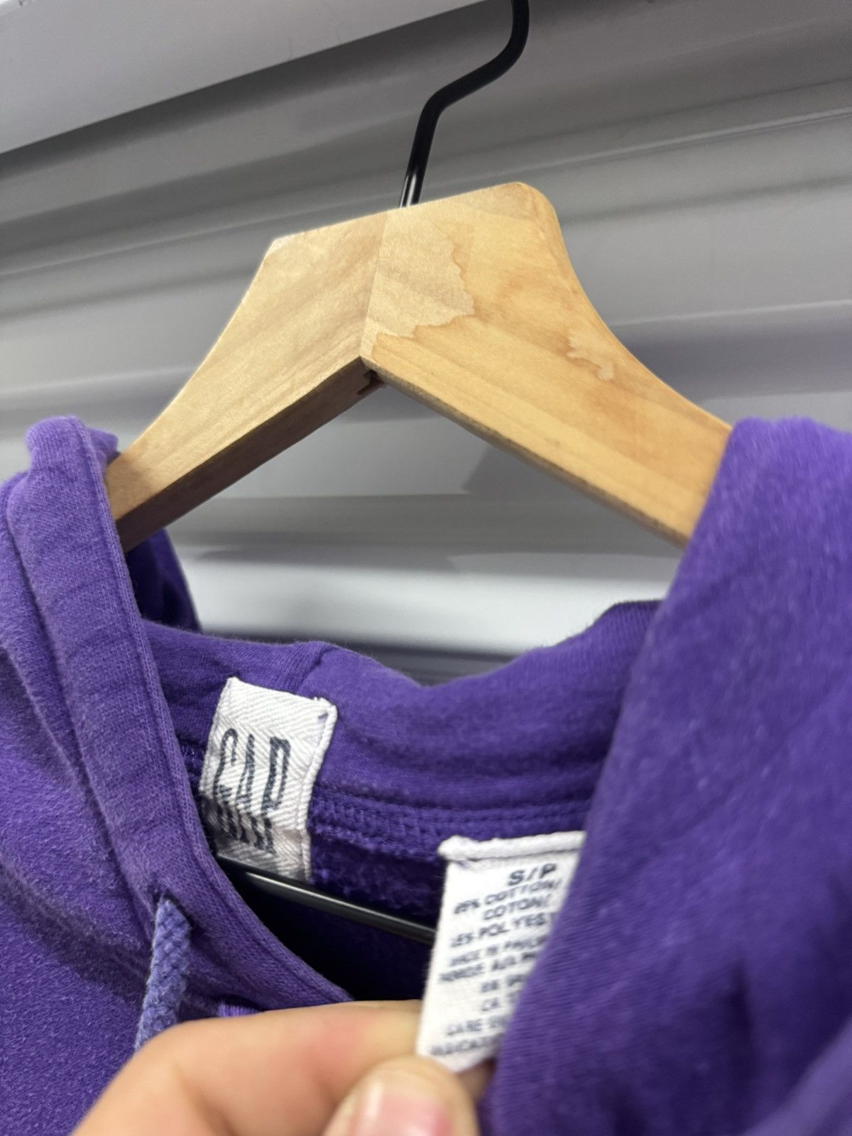 Gap × Vintage Vintage Purple Gap Boxy Hoodie Size US M / EU 48-50 / 2 - 3 Thumbnail