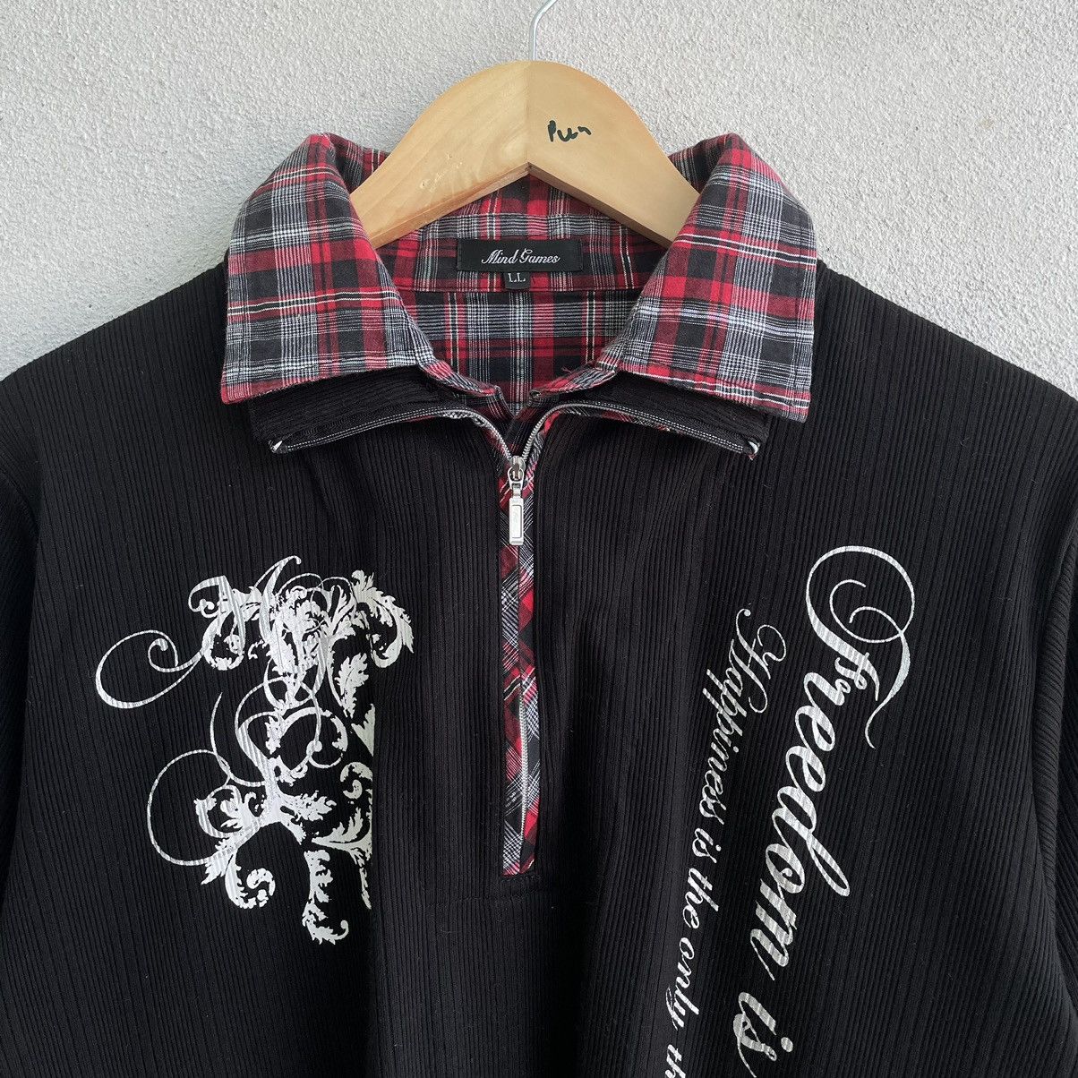 Japanese Brand Vintage Y2K Mind Games Punk Style Tee Shirt Size US M / EU 48-50 / 2 - 2 Thumbnail