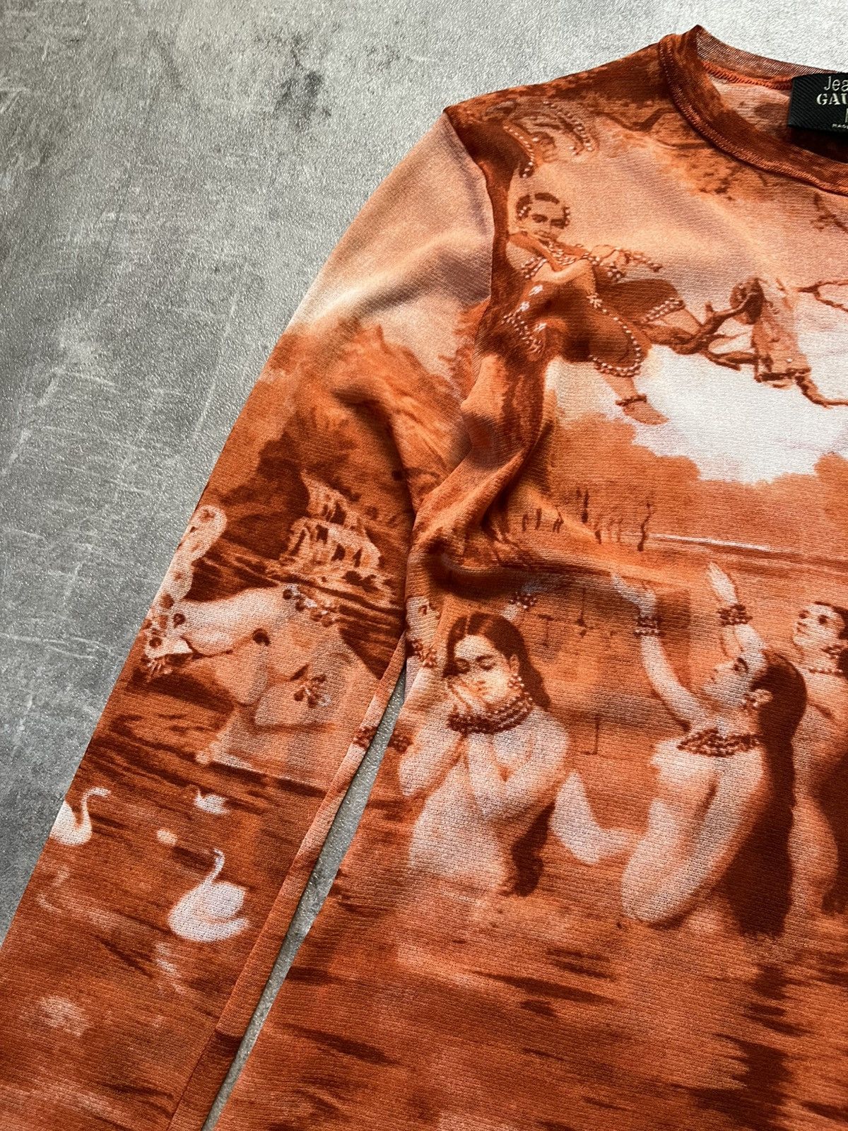 Jean Paul Gaultier Vintage Jean Paul Gaultier SS94 Krishna & the Gopis mesh l Size US S / EU 44-46 / 1 - 6 Thumbnail