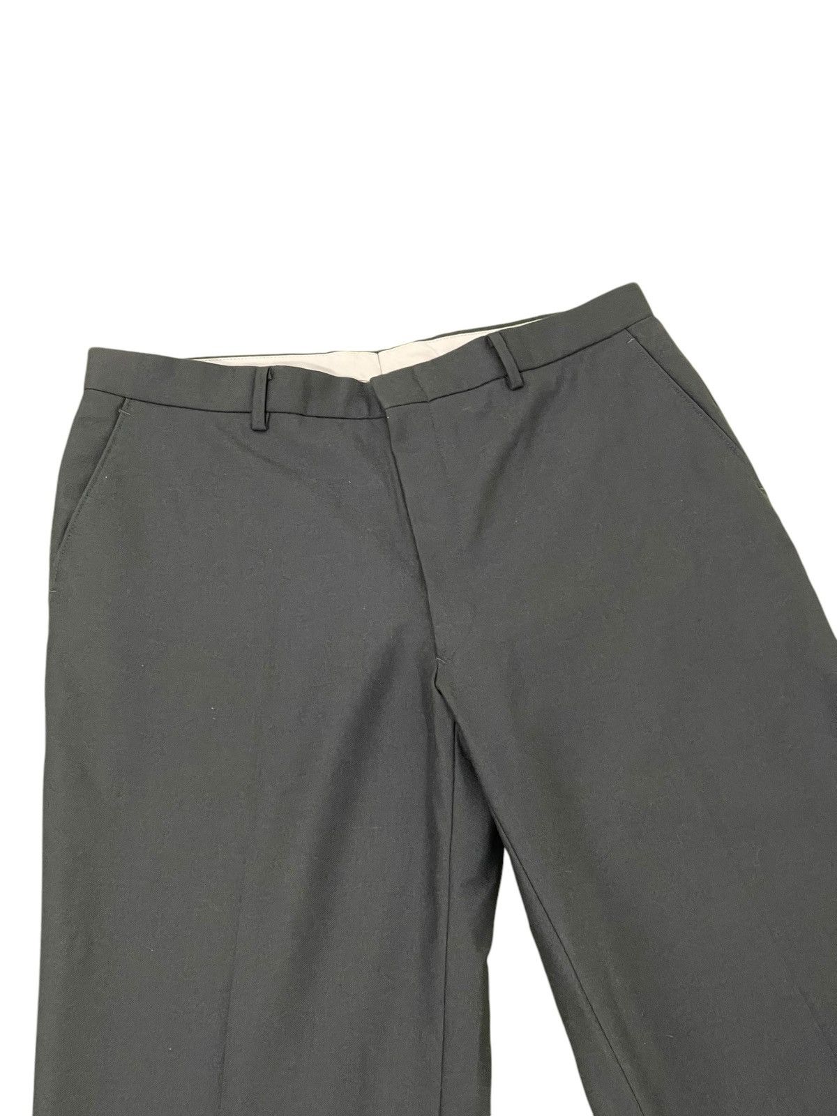 Balenciaga Wide Loose Vtg Balenciaga Paris Wool Trouser 8🟦9 Size US 33 - 9 Thumbnail