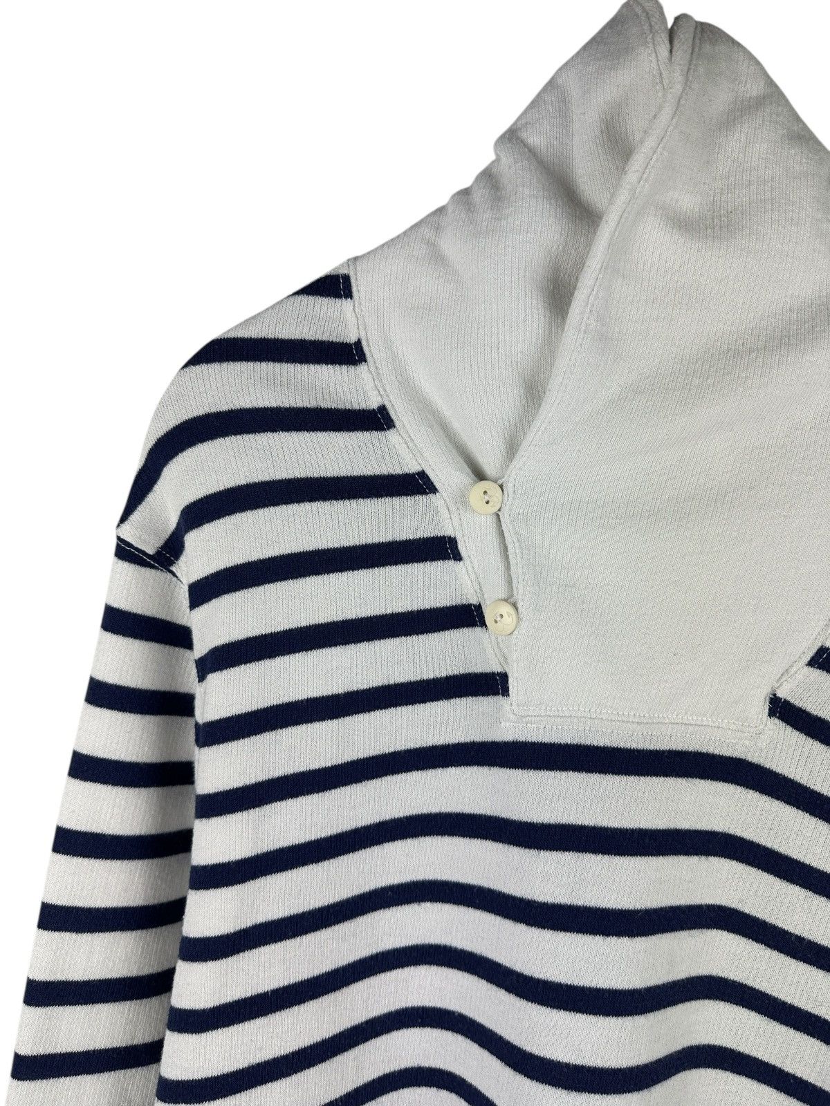 Polo Ralph Lauren Polo Ralph Lauren Shawl Collar Knit Sweater Striped Size US L / EU 52-54 / 3 - 2 Thumbnail
