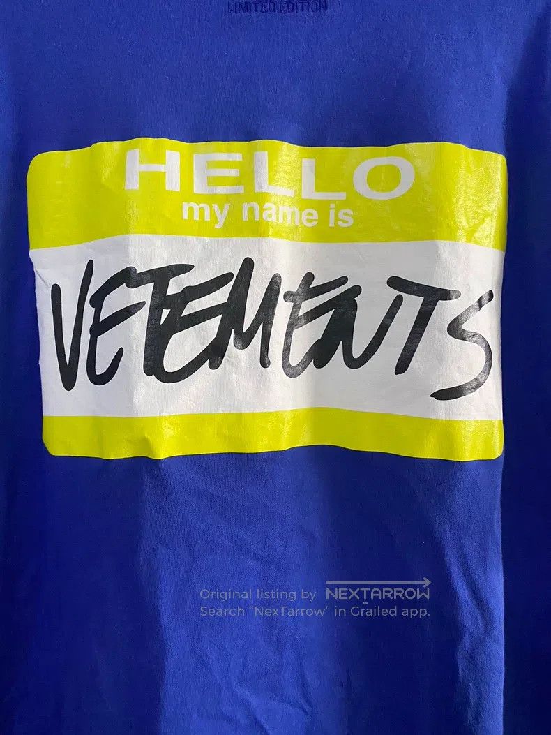 Vetements Vetements Signature Short Sleeve Size US XS / EU 42 / 0 - 3 Thumbnail