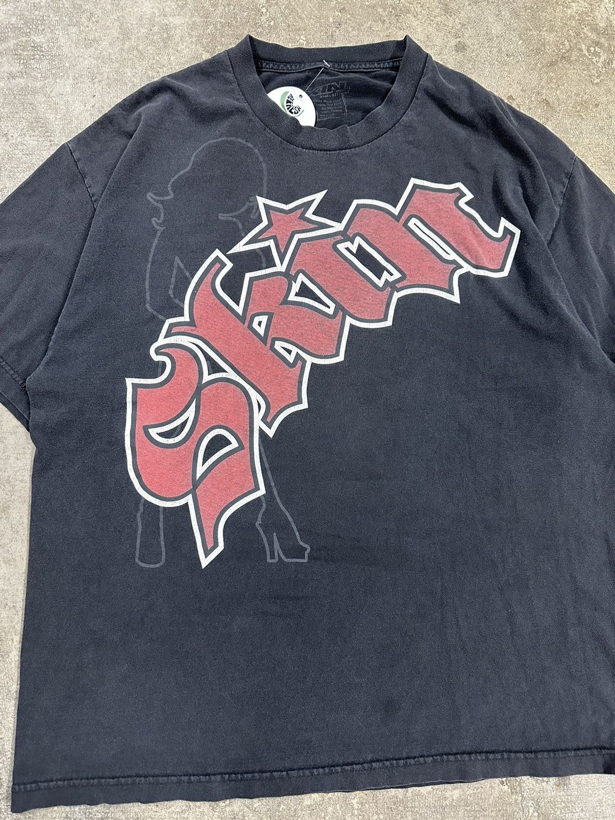 Affliction Crazy Y2K Skin Industries Big Print Logo T-Shirt Size US XL / EU 56 / 4 - 3 Thumbnail