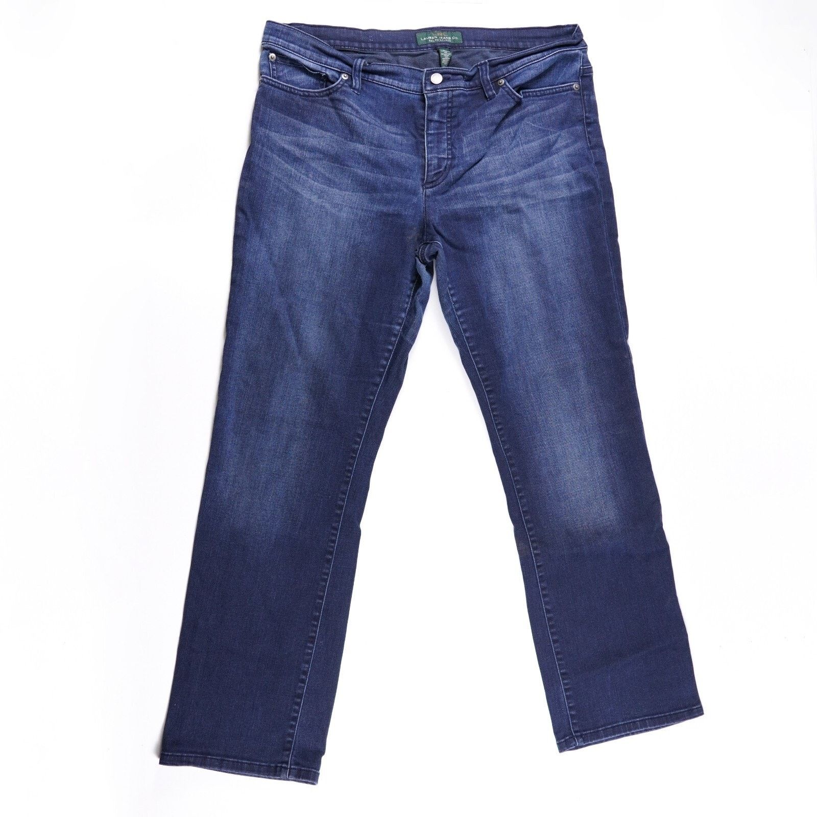 Lauren Ralph Lauren Ralph Lauren Cotton Denim Jeans Straight Leg Pants Size 16 Size 36" / US 14 / IT 50 - 1 Thumbnail