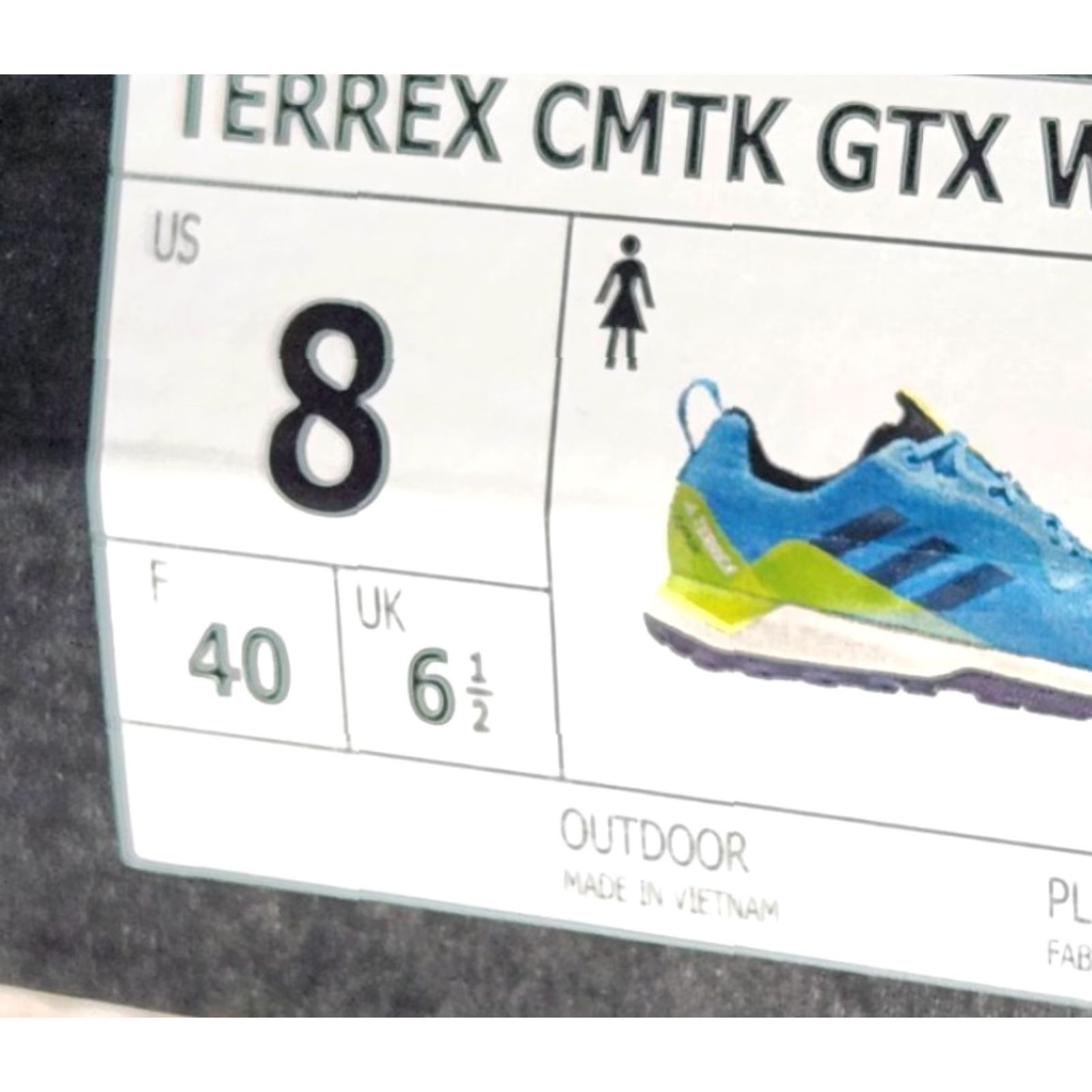 Adidas TERREX CMTK GTX 'MYSTERY PETROL Women's 8 New Sneaker adidas Terrex CMTK Gray Shoes Womens Size US 8 / IT 38 - 5 Thumbnail