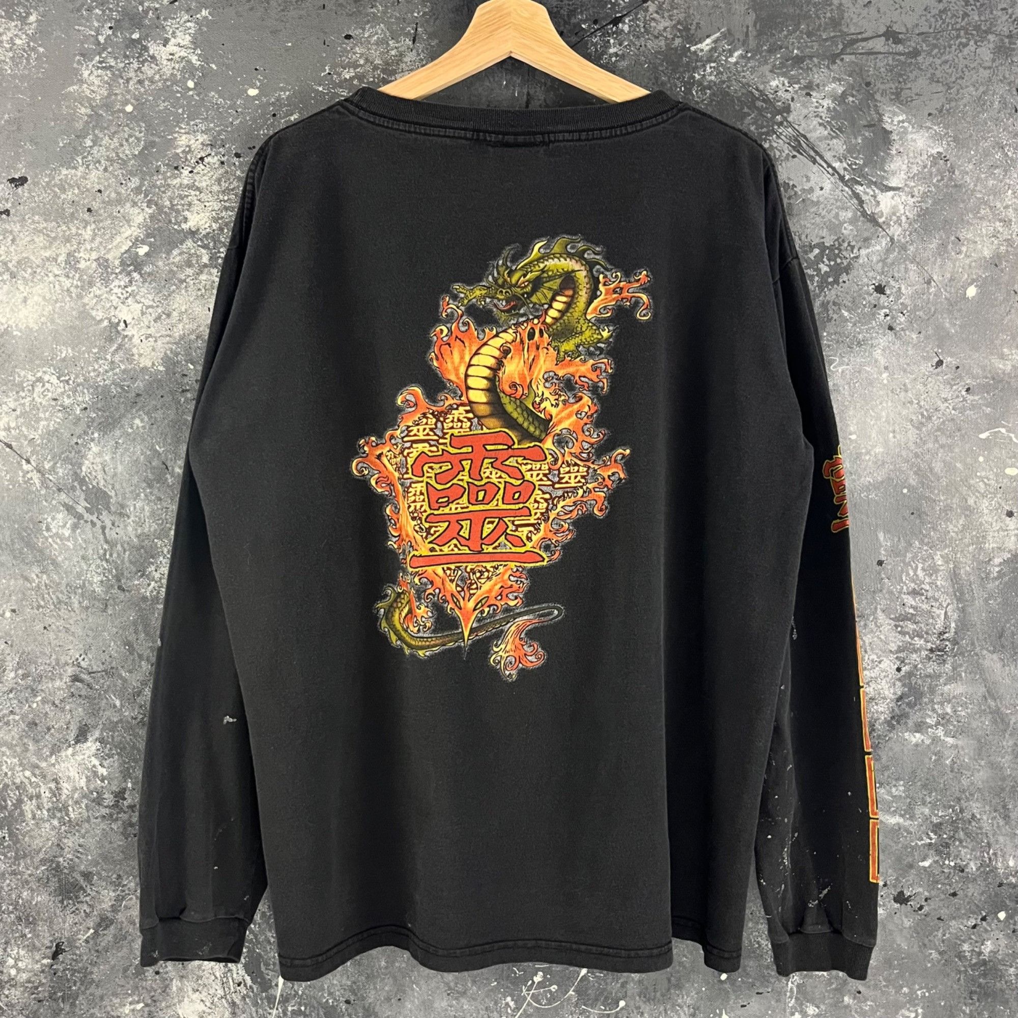 Vintage Vintage 1998 Dragon long sleeve shirt Size US XL / EU 56 / 4 - 1 Thumbnail