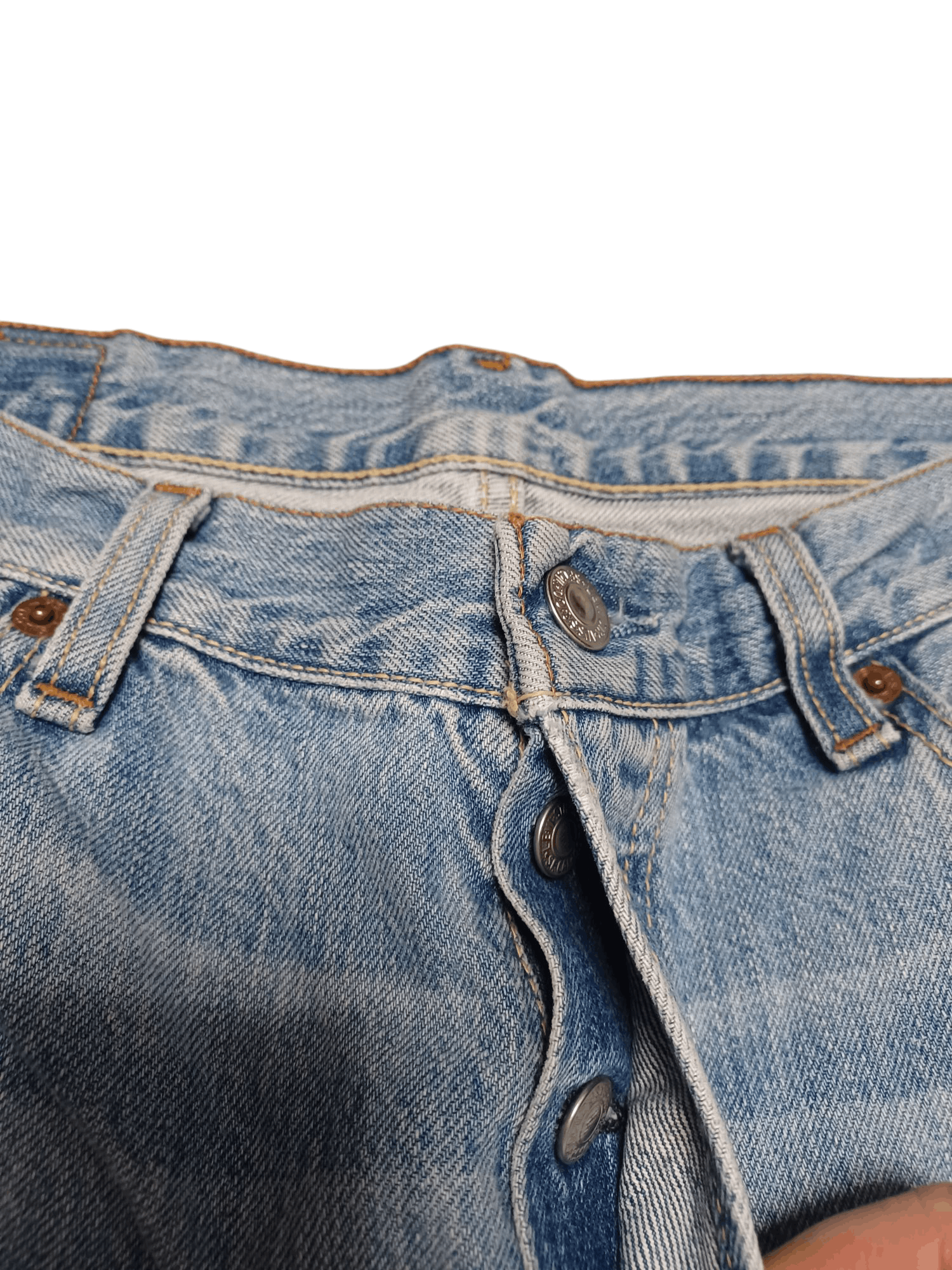 Levi's Vintage Clothing LEVIS DISTRESSED VINTAGE MADE IN HUNGARY W30 L32 JEANS DENIM Size US 30 / EU 46 - 5 Thumbnail