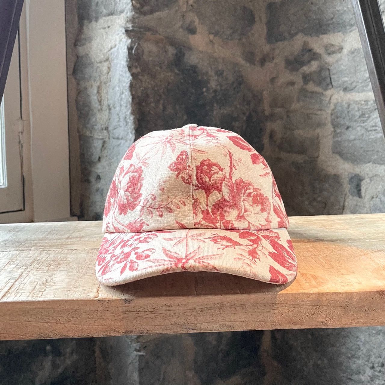 Gucci Gucci Ivory Herbarium Printed Cap - MEDIUM Size ONE SIZE - 1 Thumbnail