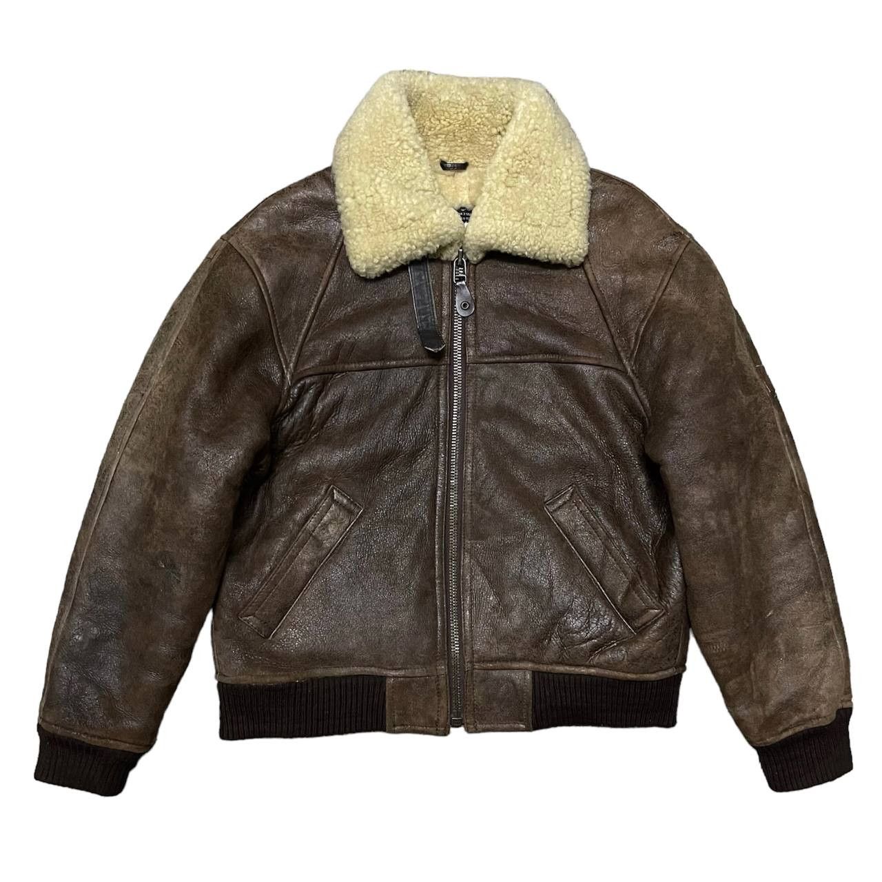 Vintage Vintage B6 Sheepskin Leather Bomber Jacket Shearling | Grailed