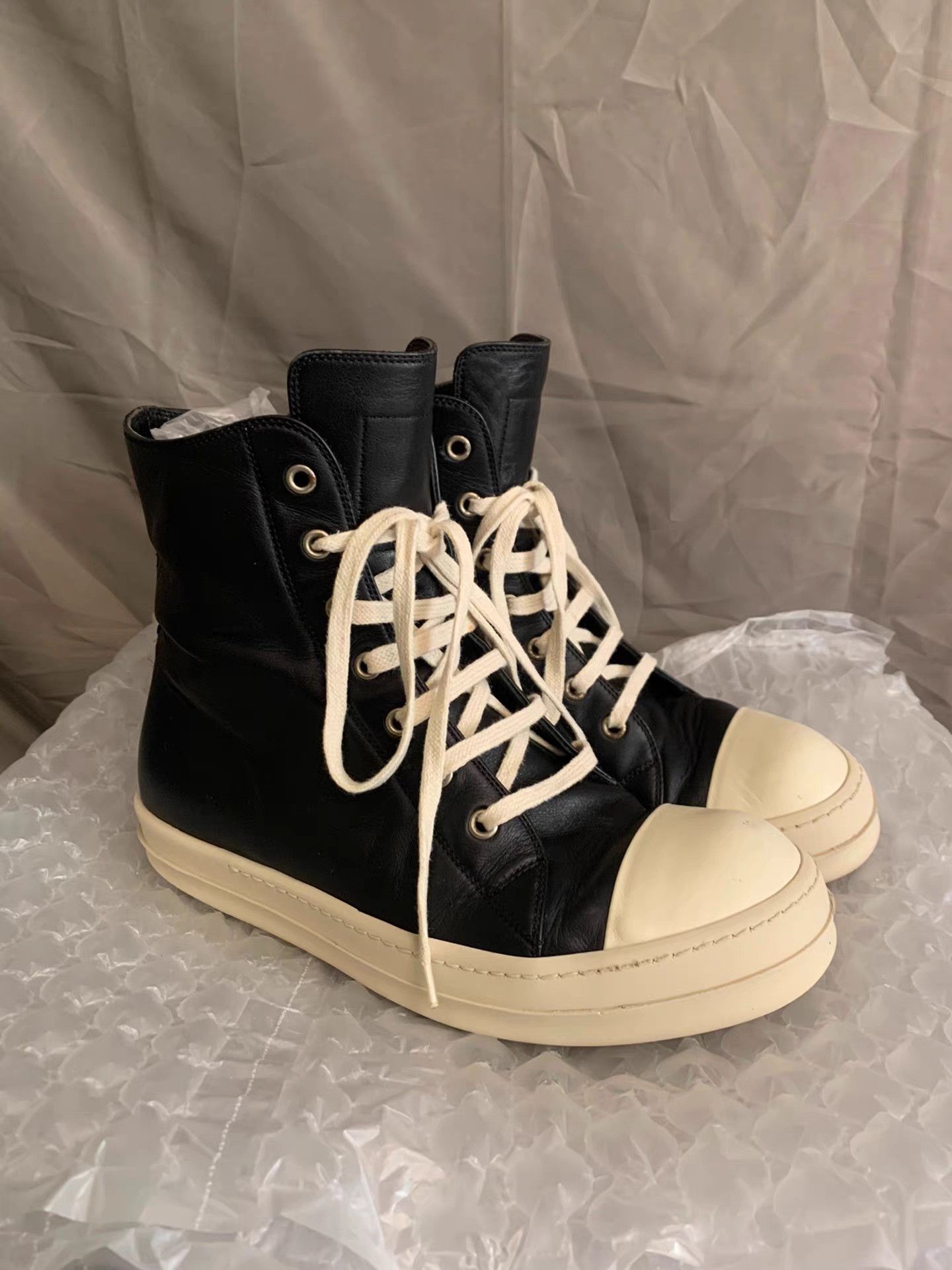 Rick Owens Rick Owens Mainline High Top Leather Ramones Size US 7 / EU 40 - 2 Thumbnail