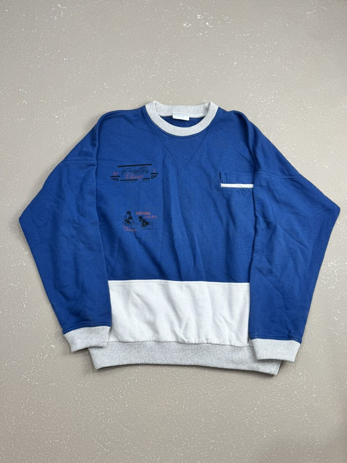 Adidas Adidas boxing in The 30s Chicago Boxy Sweatshirt Ultra Rare Size US L / EU 52-54 / 3 - 2 Thumbnail