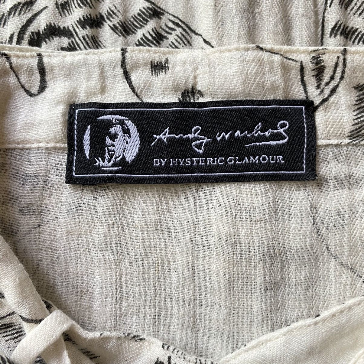 Andy Warhol × Hysteric Glamour Hysteric Glamour x Andy Warhol dress shirt Size S / US 4 / IT 40 - 15 Thumbnail