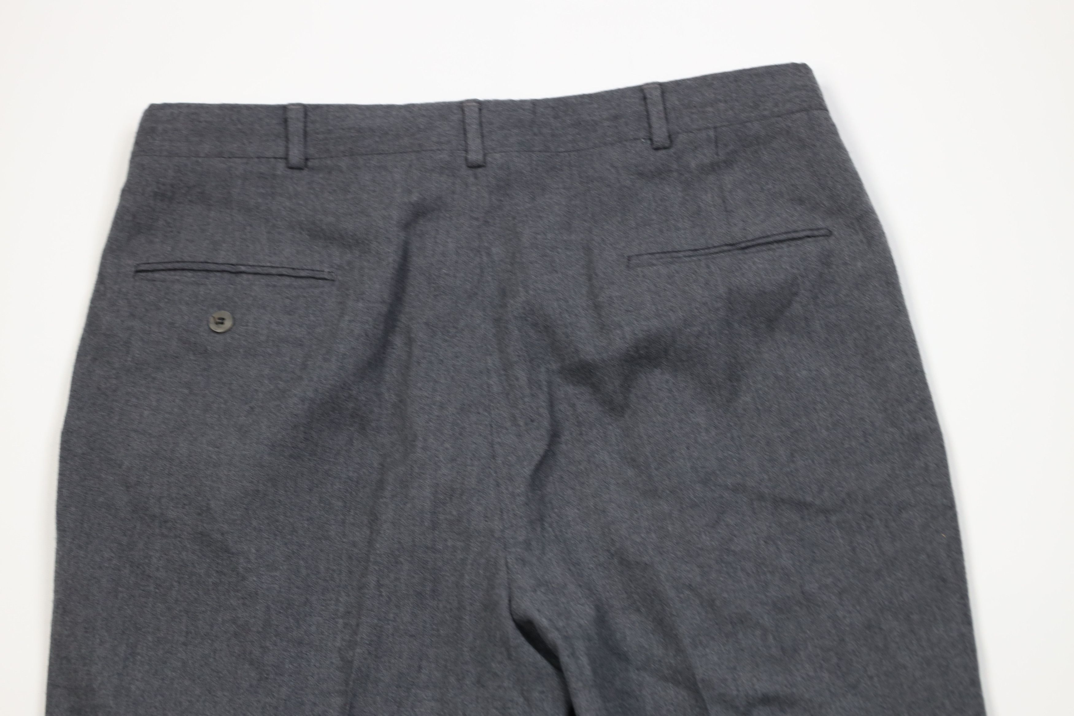 Vintage Vintage 70s Streetwear Wool Wide Leg Chino Pants Gray USA Size US 34 / EU 50 - 9 Thumbnail