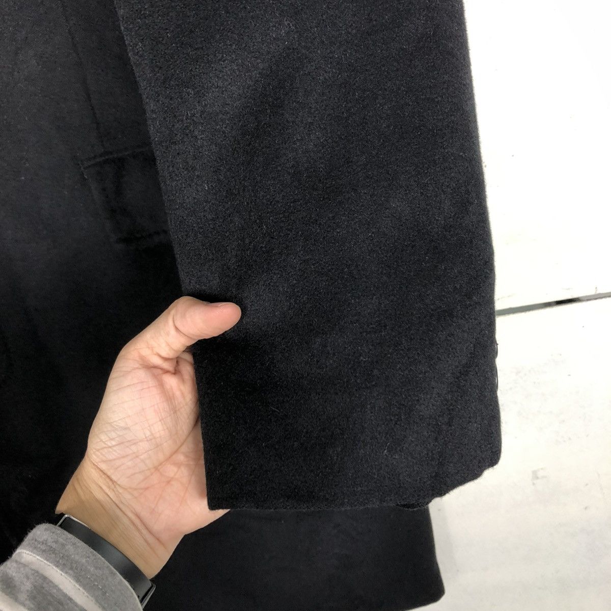 Japanese Brand 🔥VINTAGE WOOL LONG JACKET VALENTINO RUDY ISSEY MIYAKE Size US M / EU 48-50 / 2 - 18 Thumbnail