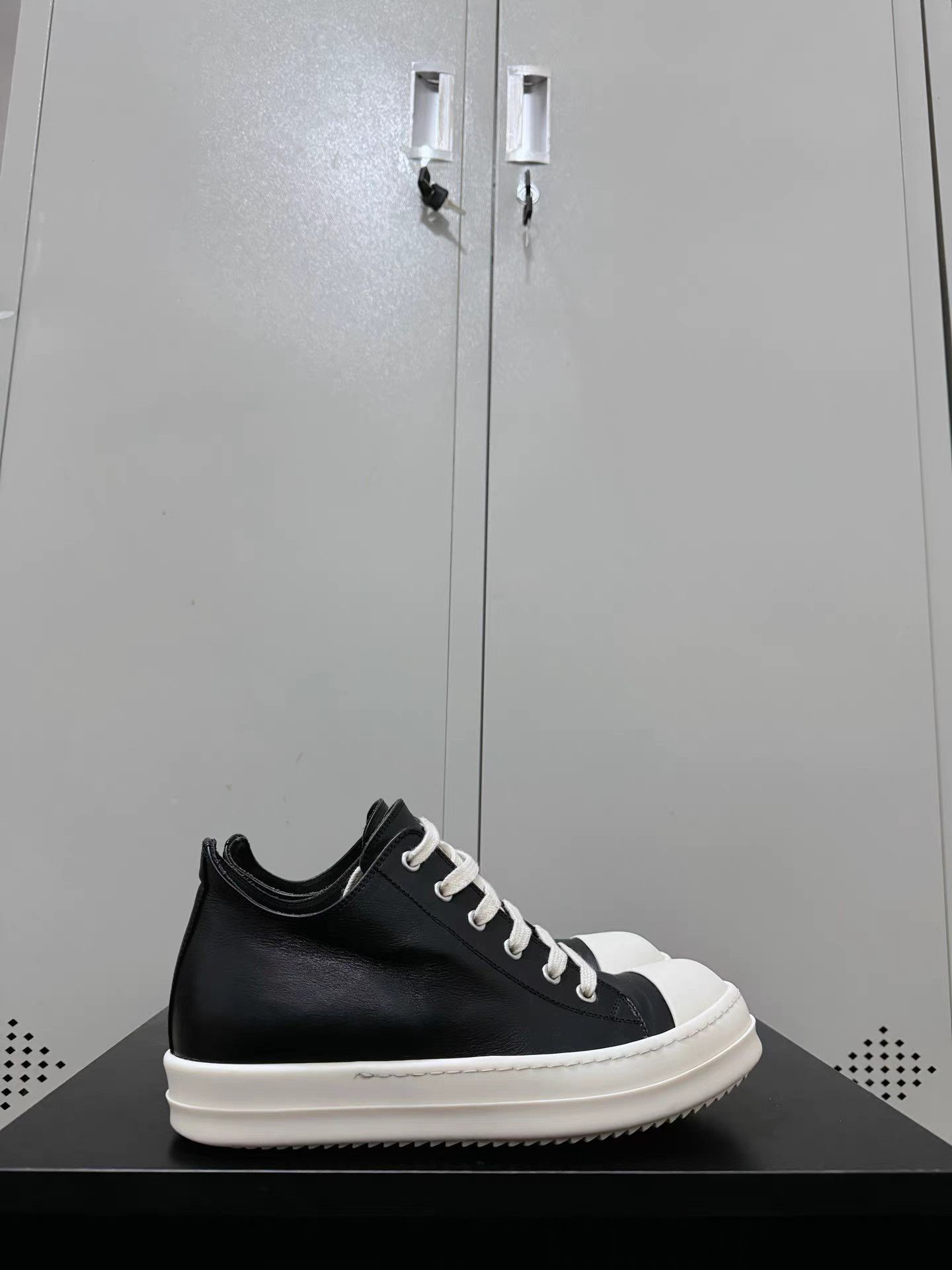 Rick Owens Rick Owens leather Converse high-top sneakers Size US 6 / EU 39 - 8 Thumbnail