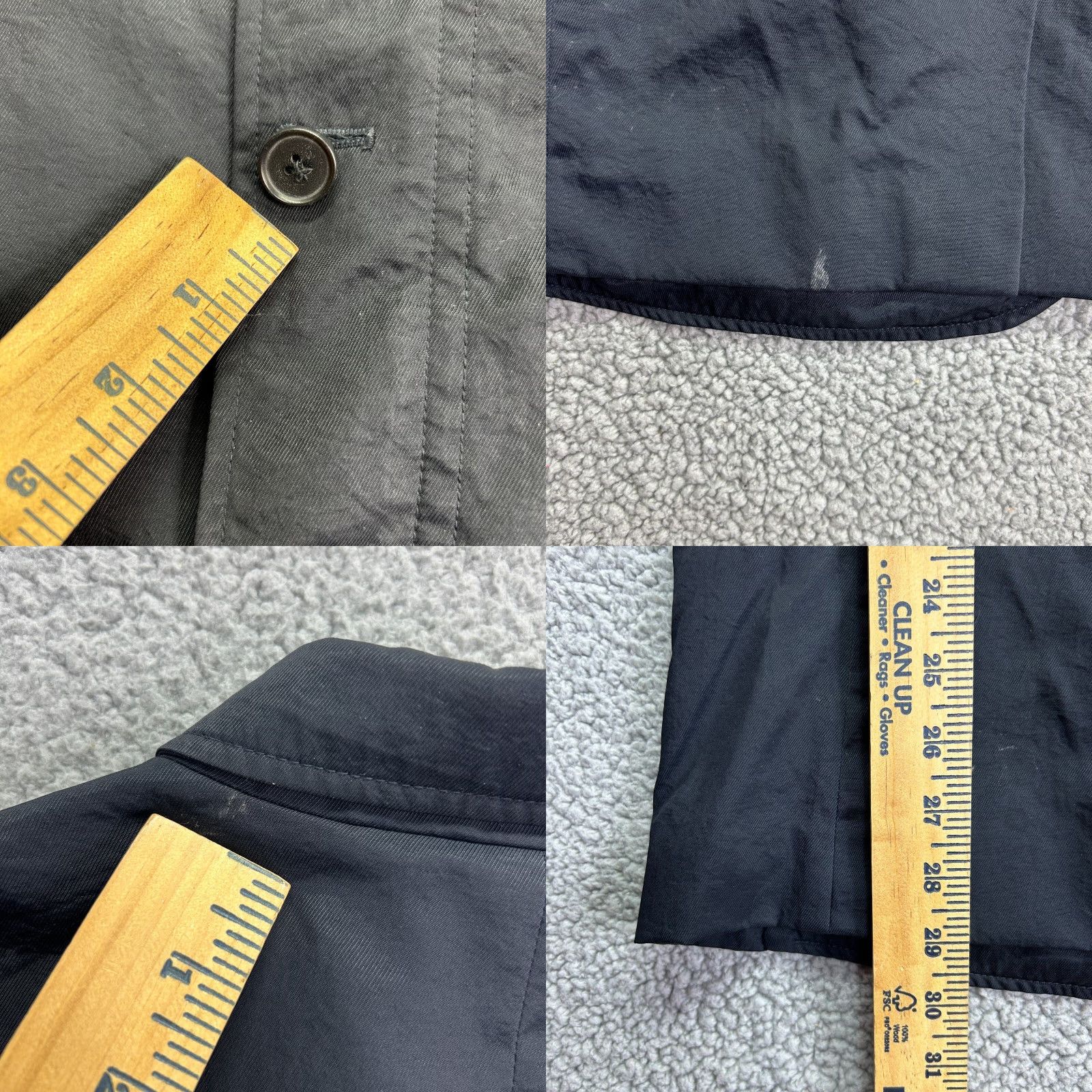 Vince Vince Blazer Mens 46 Navy Blue Tech Fabric Casual Formal 100% Authentic USA Seller Mens Size 46R - 8 Thumbnail