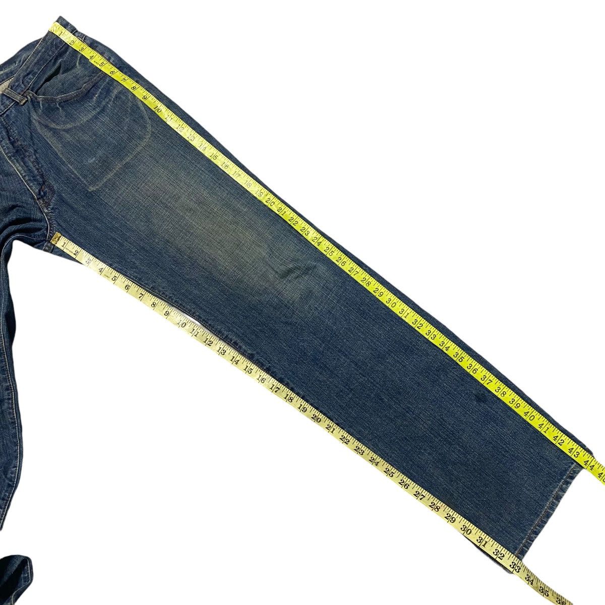 Vintage Vintage BIG JOHN Denim Cargo Pocket Jeans Size US 34 / EU 50 - 20 Thumbnail