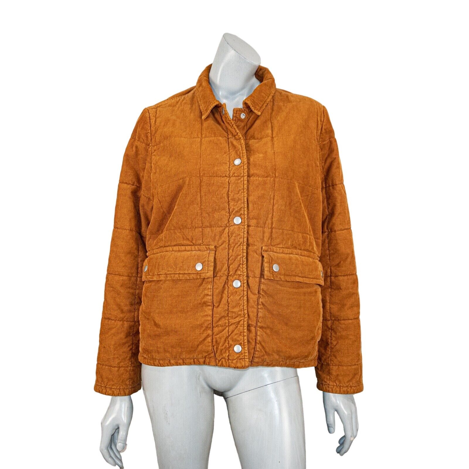 Outerknown OUTERKNOWN Women's Lou Corduroy Puffer Jacket in light Brown Size M / US 6-8 / IT 42-44 - 2 Thumbnail