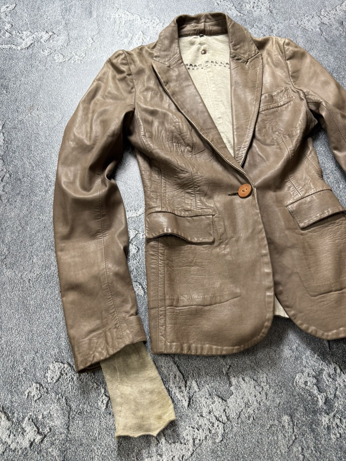 Isaac Sellam Experience Isaac Sellam Experience Archive Lamp Leather Jacket Blazer Size S / US 4 / IT 40 - 6 Thumbnail