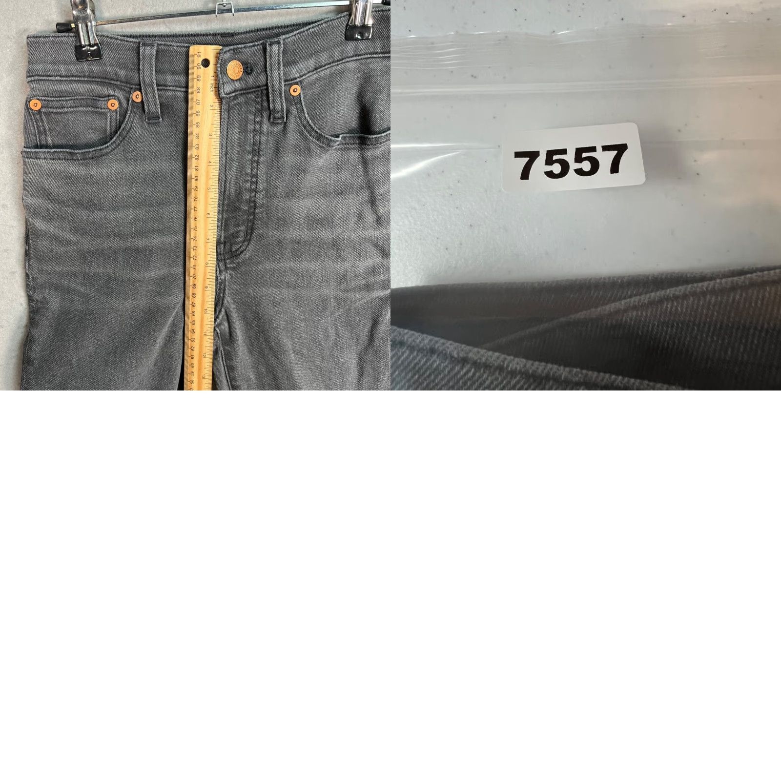 Madewell VINTAGE Madewell High-Rise Bootcut Jeans Womens Size 25 Gray Denim Size 42" / US 20 - 8 Thumbnail