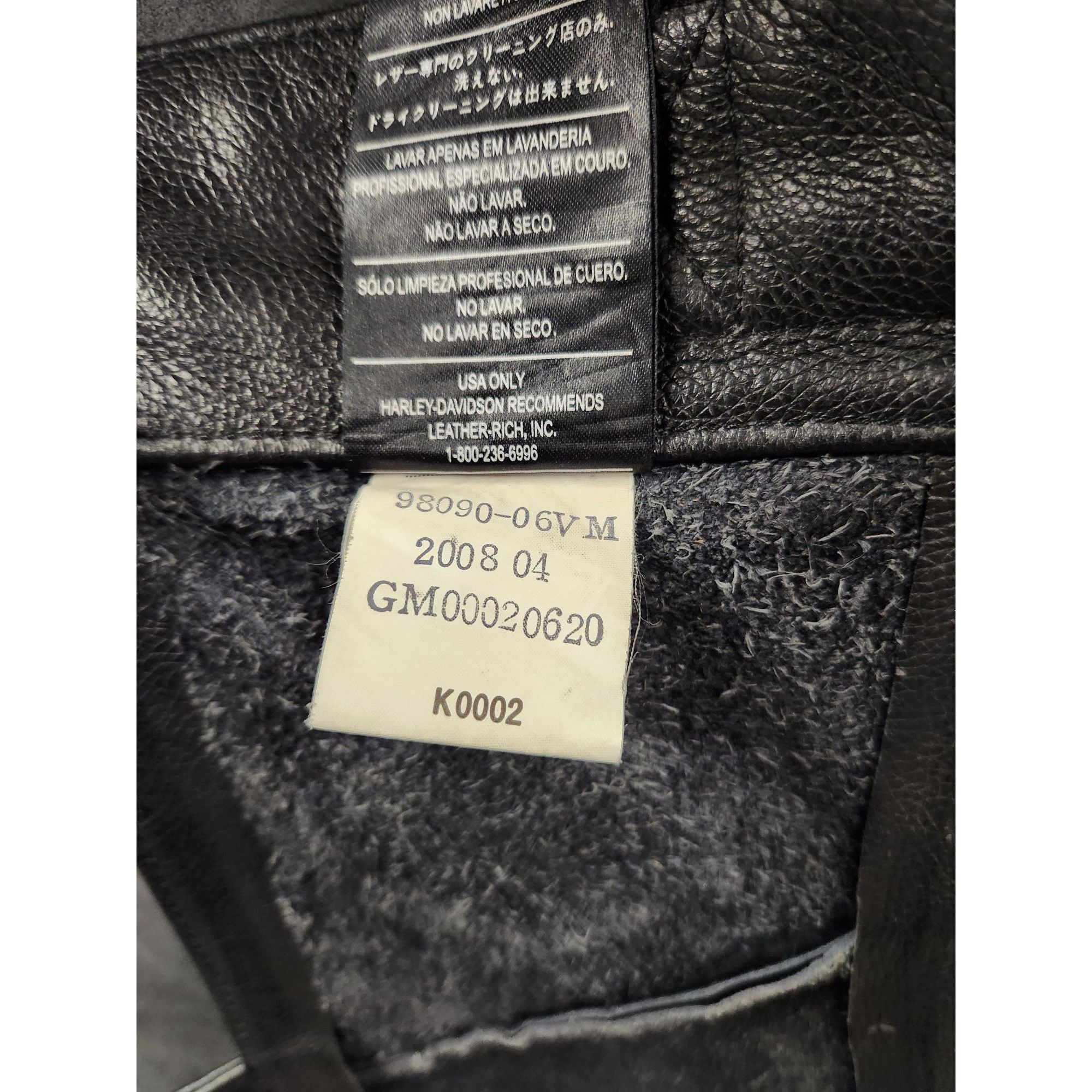 Harley Davidson Harley-Davidson Leather Motorcycle Riding Chaps Black Men’s Size US M / EU 48-50 / 2 - 18 Thumbnail