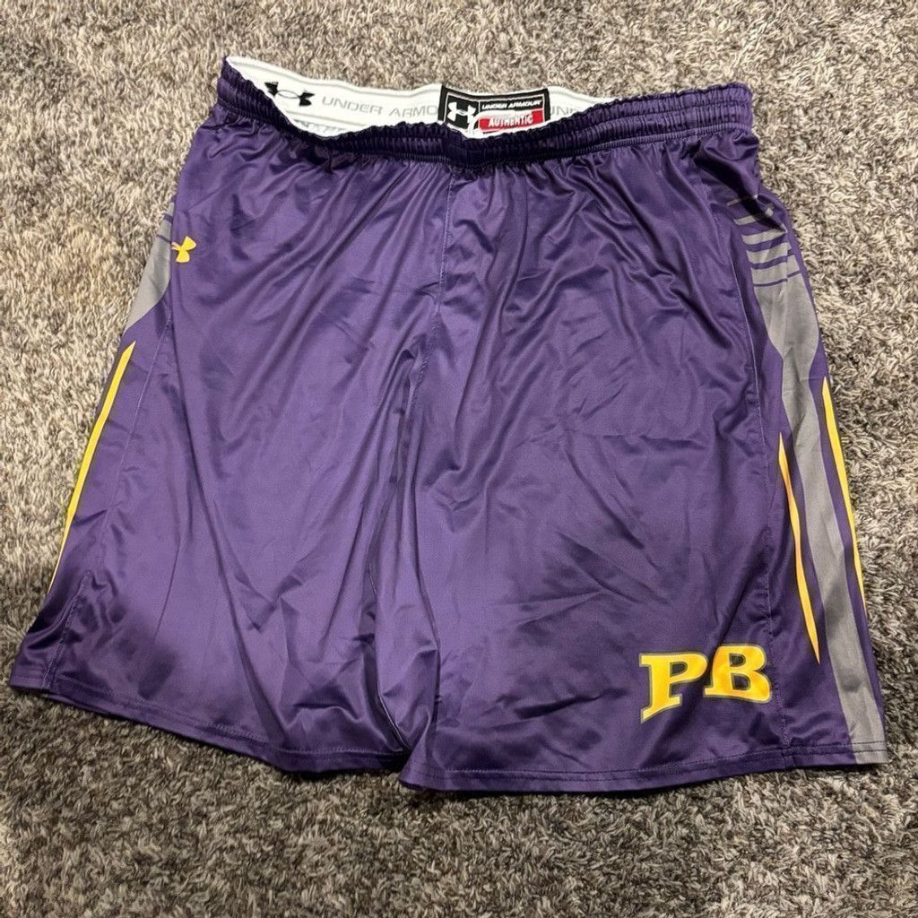Under Armour Under Armour Men's Purple Athletic Shorts Size US 42 / EU 58 - 1 Thumbnail