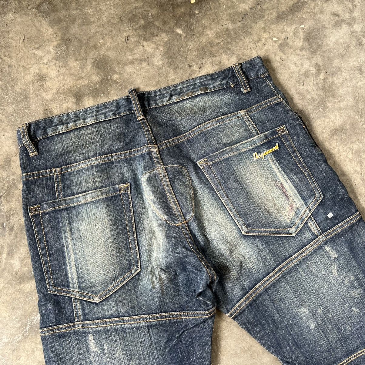 Dsquared2 Dsquared Archive Style Cargo Biker Denim Jeans Size US 34 / EU 50 - 4 Thumbnail