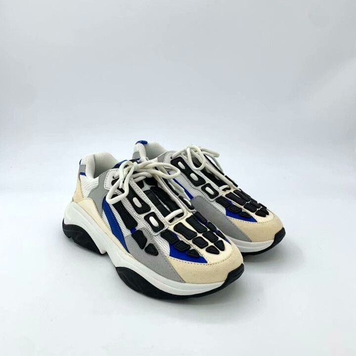 Amiri Amiri Color-Block Round-Toe Platform Sneakers Size US 7 / EU 40 - 2 Thumbnail