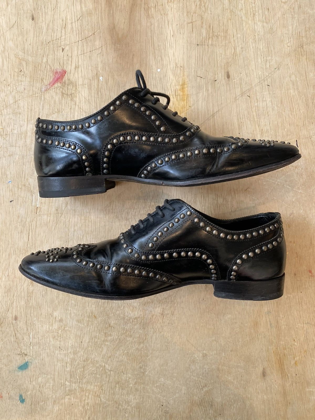 Saint Laurent Paris Saint Laurent Studded Derby Size 8 Size US 8 / EU 41 - 6 Thumbnail
