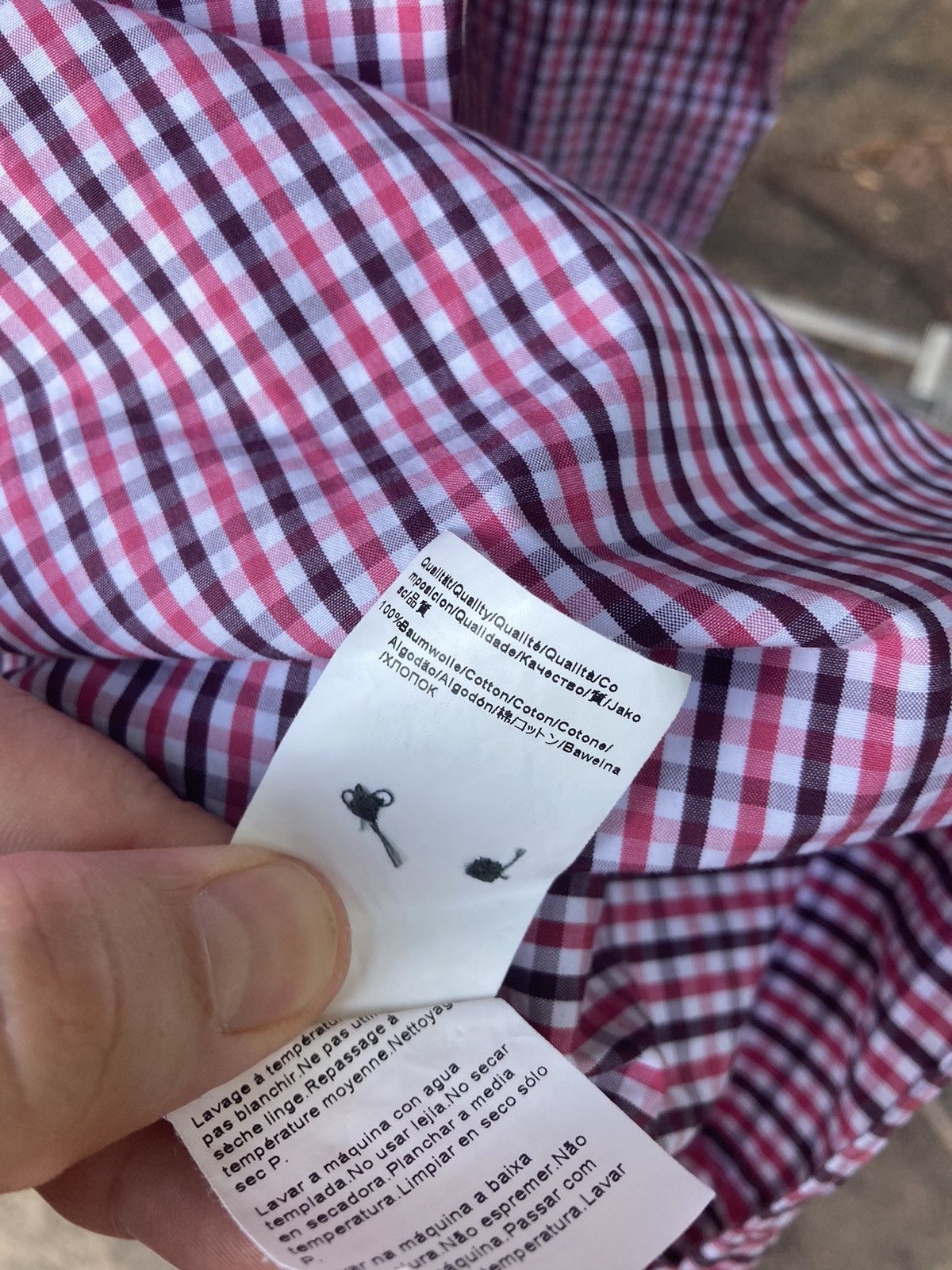 Hugo Boss Hugo Boss Red Label Plaid button-down shirt spread collar Size US S / EU 44-46 / 1 - 6 Thumbnail