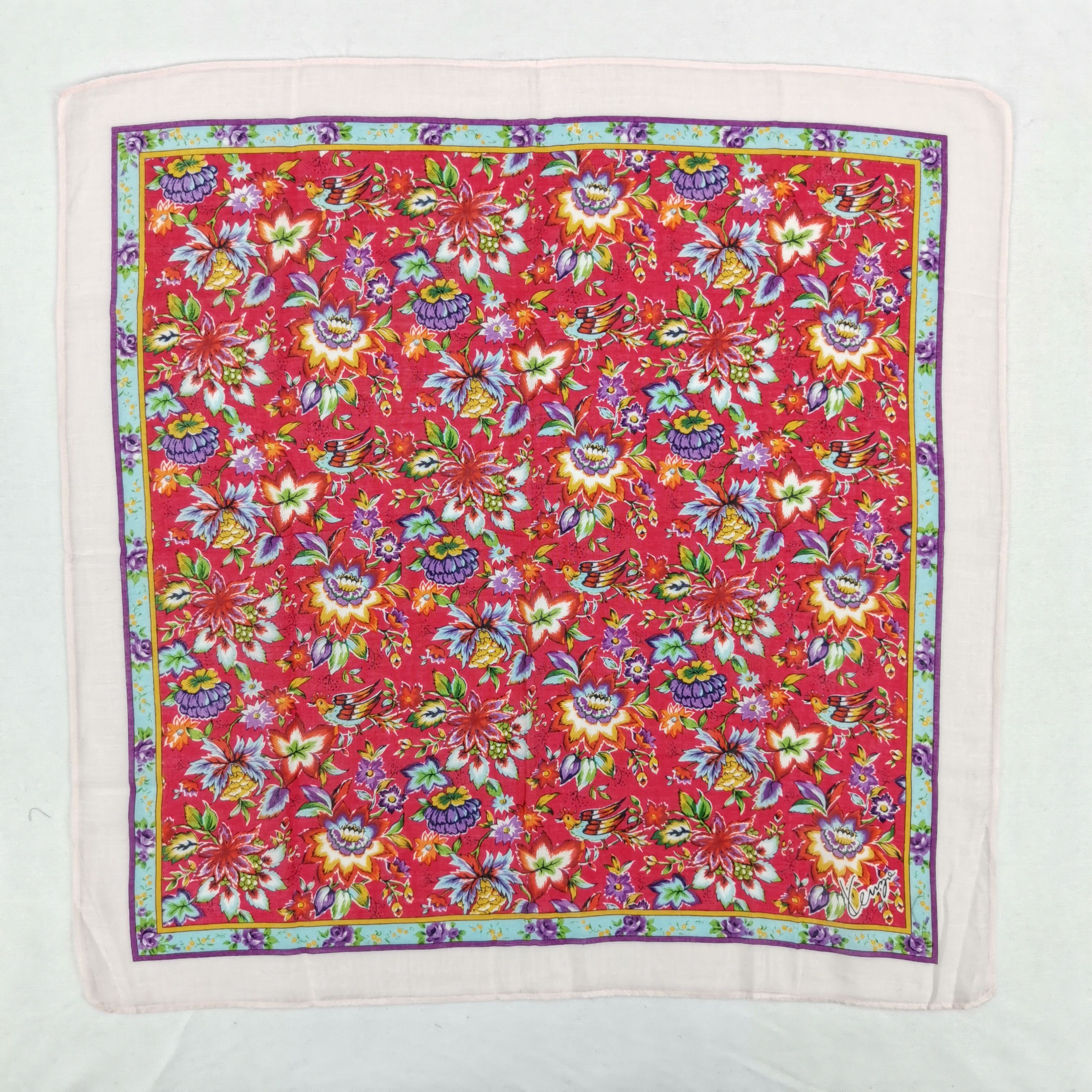 Kenzo Vintage Kenzo Handkerchief Neckerchief Bandana Size ONE SIZE - 1 Thumbnail