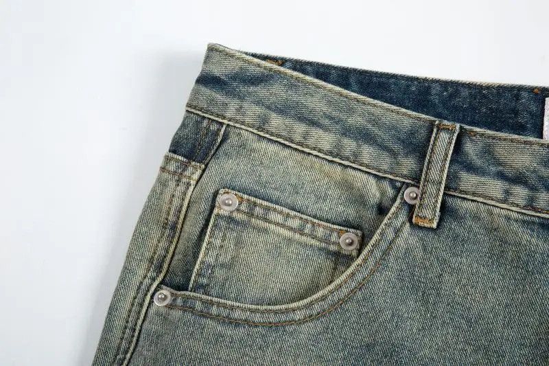 Japanese Brand × Vintage Distressed relaxed jeans side button Size US 30 / EU 46 - 15 Thumbnail