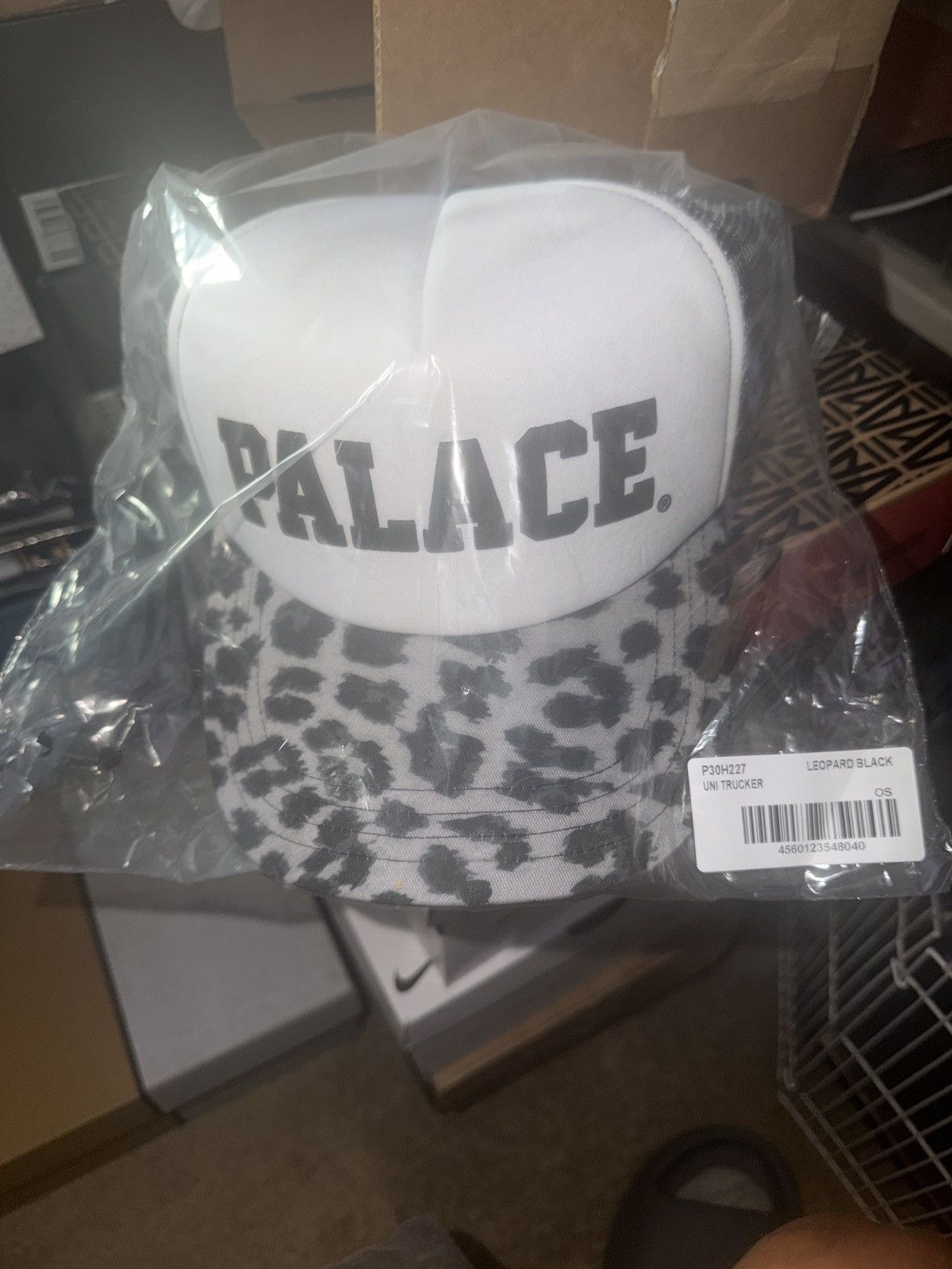 Palace Palace UNI Trucker snap mesh back Leopard Black 🐆 OS | Grailed
