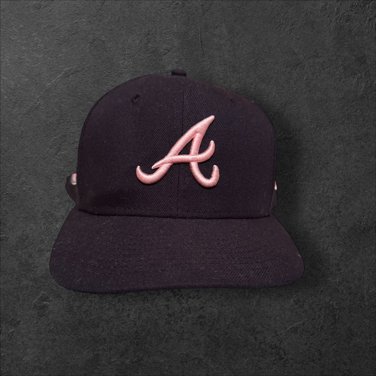 New Era Navy Braves 30th Anniversary Fitted Hat Size ONE SIZE - 2 Thumbnail