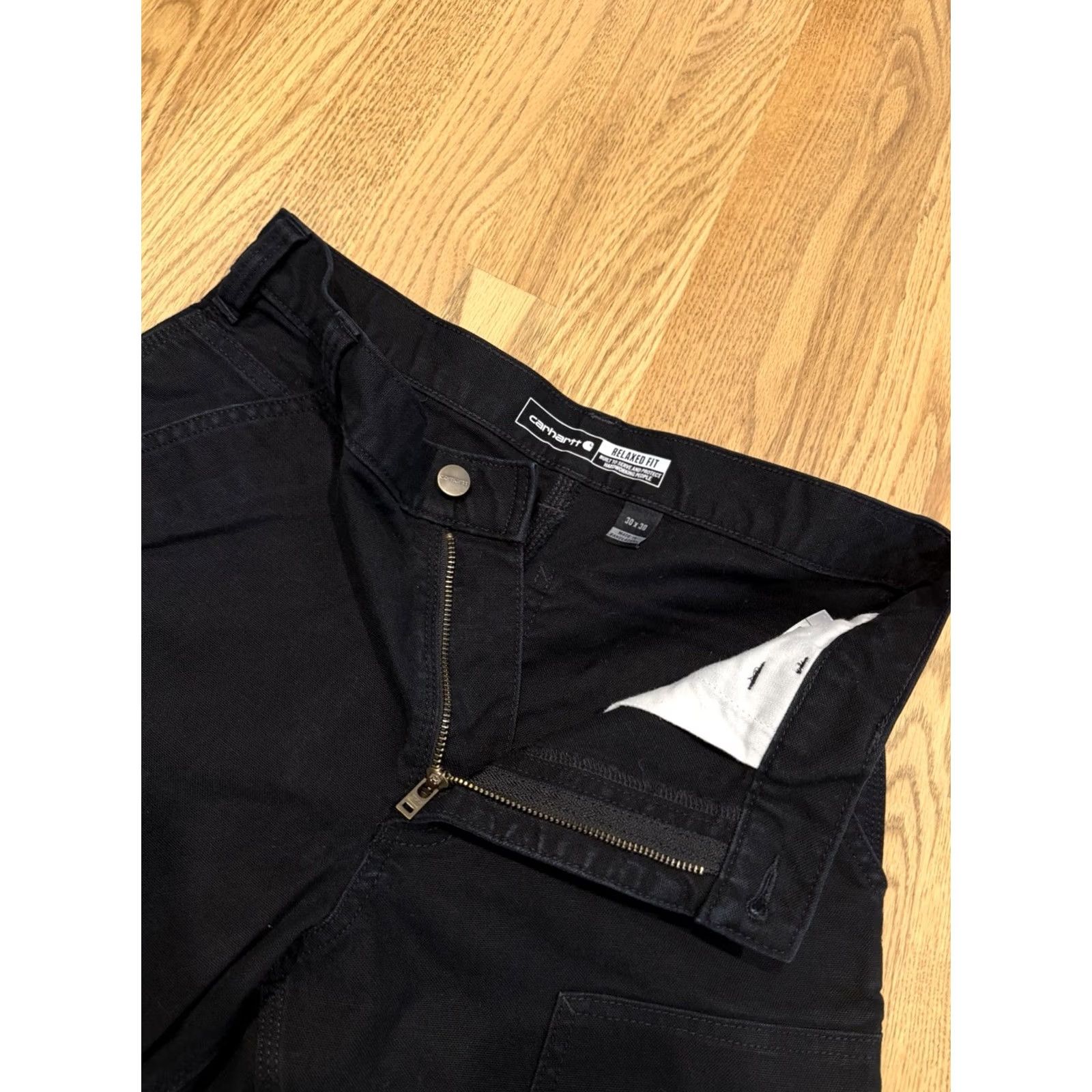 Carhartt VINTAGE Carhartt Pants Men's 30x30 Relaxed Fit Carpenter Workwear BLK Size US 30 / EU 46 - 5 Thumbnail