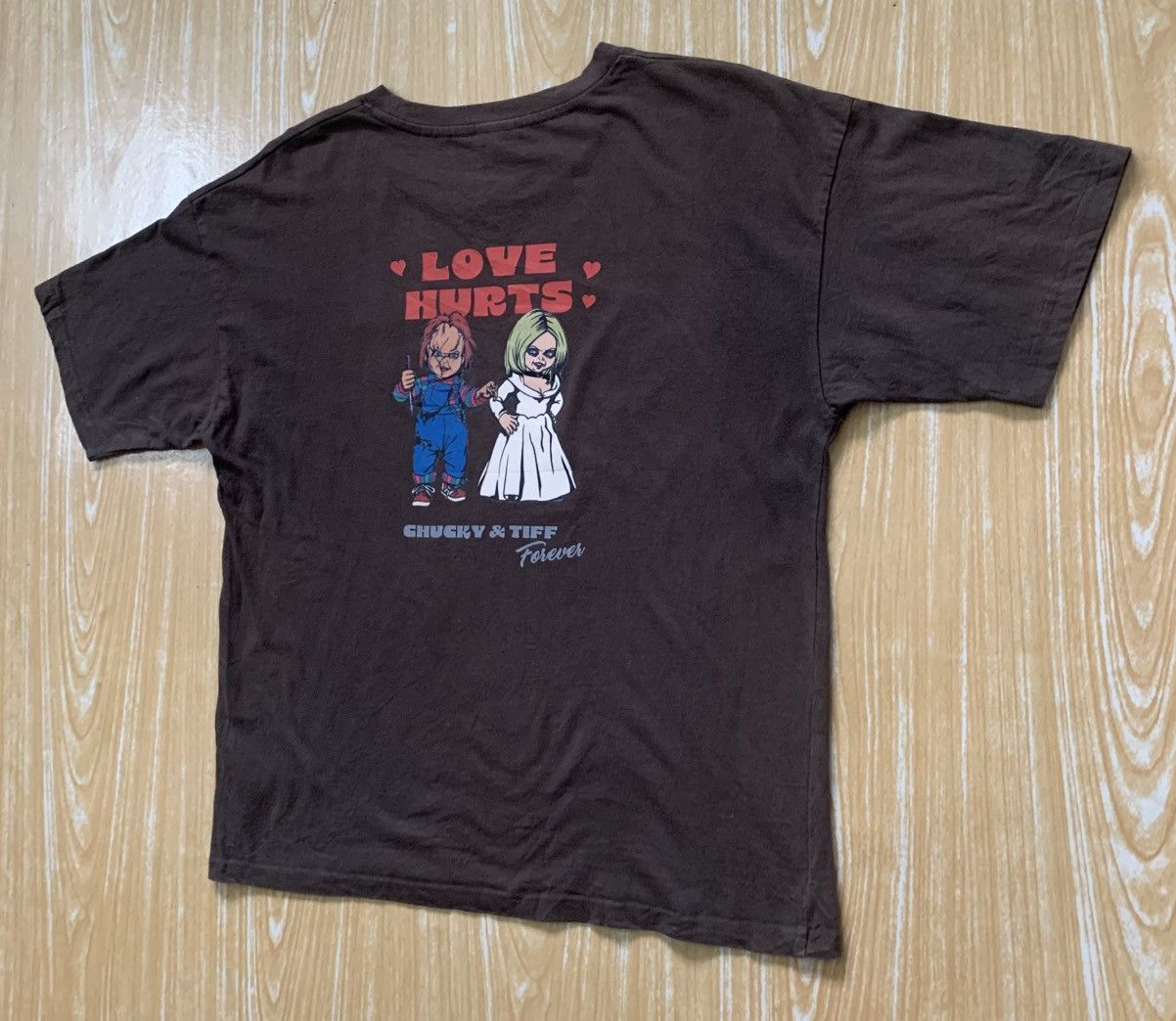 Expert Horror Chucky & Tiff Love Forever T Shirt Size US M / EU 48-50 / 2 - 8 Thumbnail