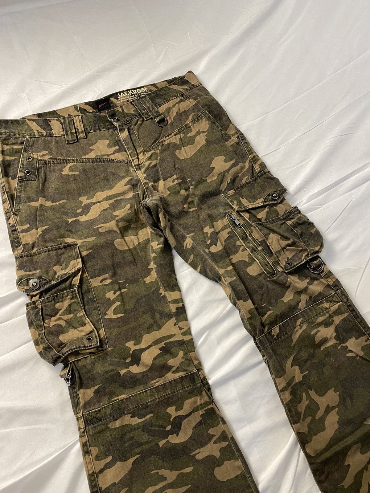 JACKROSE Jackrose Camo Cargo Flared Army Japanese Style Size US 35 - 8 Thumbnail
