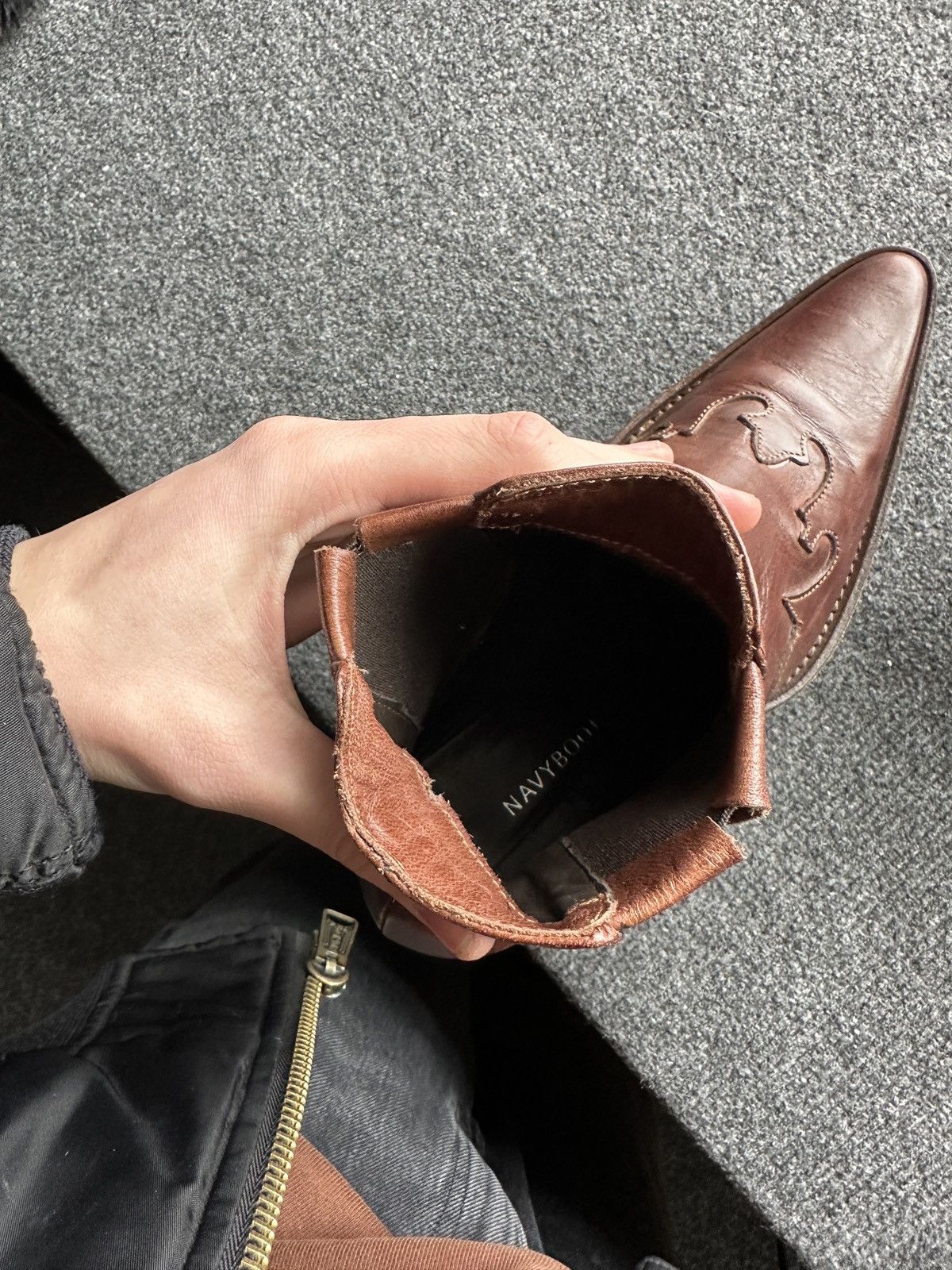 Other 🚨 WESTERN BROWN WOMEN Y2K BOOTS Y2K LEATHER SIZE 36 Size US 6 / IT 36 - 16 Thumbnail