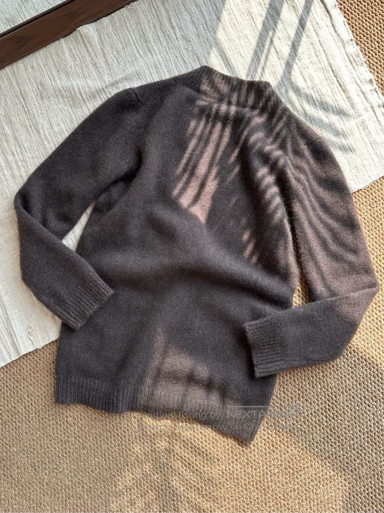 Hermes Hermes Margiela Era Deep V Cashmere Alpaca Blended Knit To Size S / US 4 / IT 40 - 4 Thumbnail