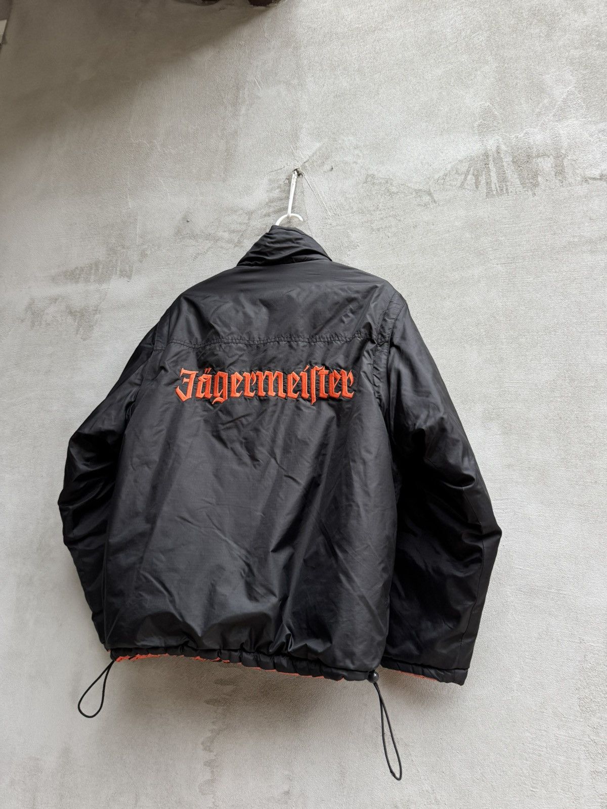 Vintage Jagermeister Puffer Jacket Reversible Transformable