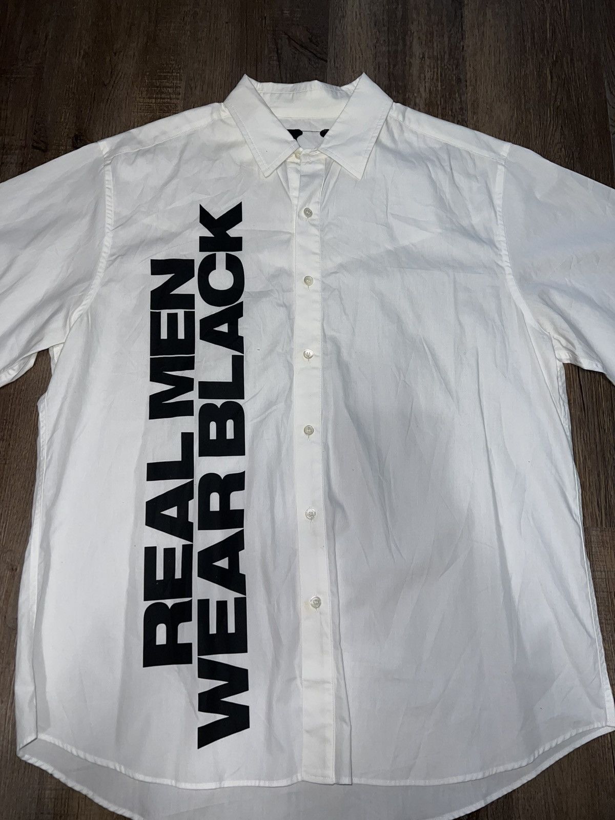 Vlone Real men wear black button up VLONE Size US L / EU 52-54 / 3 - 1 Thumbnail