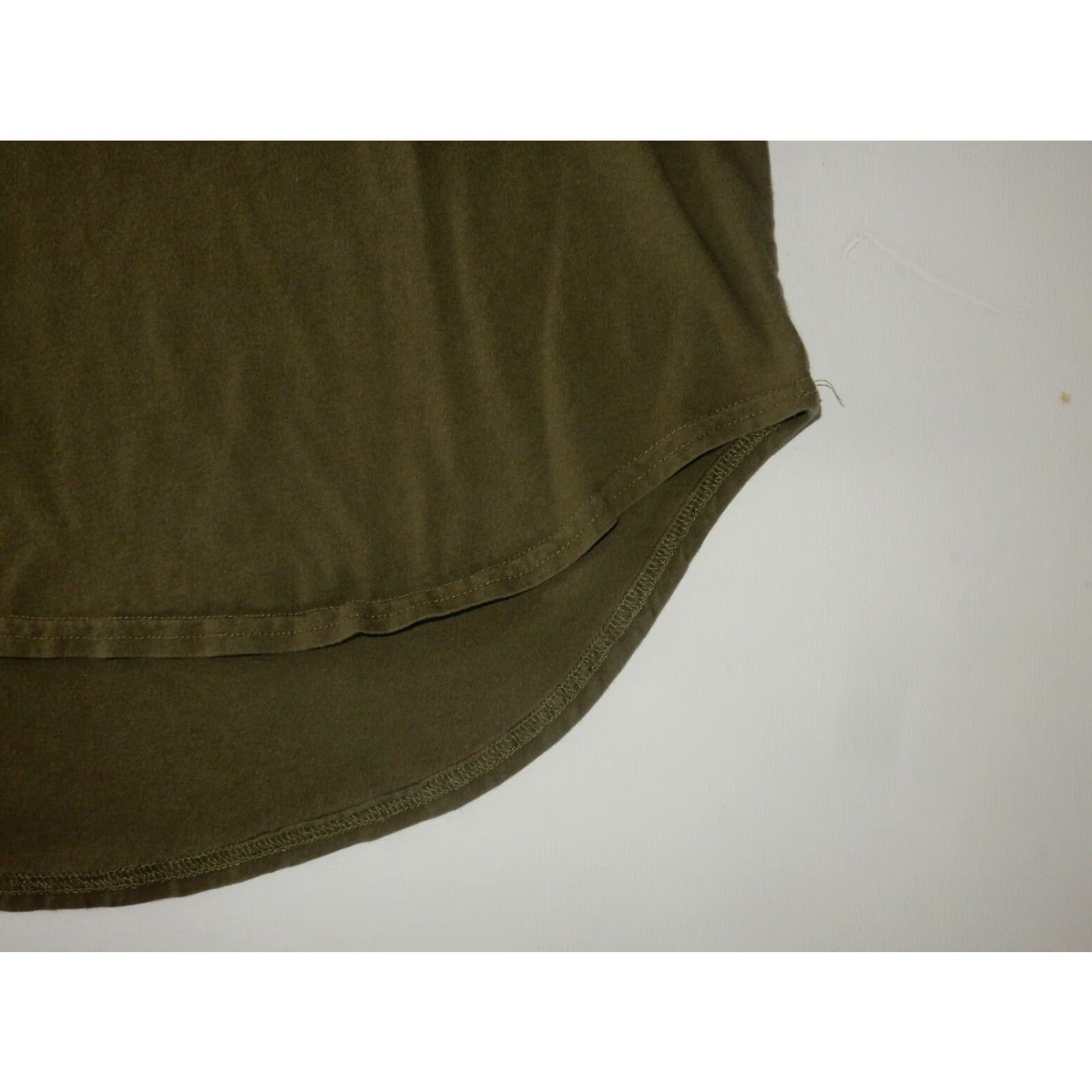 Elwood ELWOOD Men's Green Short Sleeve T-Shirt Medium Curved Hem Cotton Size US M / EU 48-50 / 2 - 2 Thumbnail