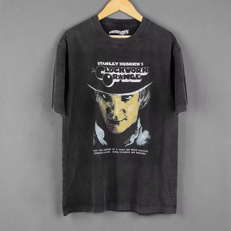Japanese Brand × Vintage "A Clockwork Orange" Graphic Printed Cotton Washed Tshirt Size US XXL / EU 58 / 5 - 1 Thumbnail