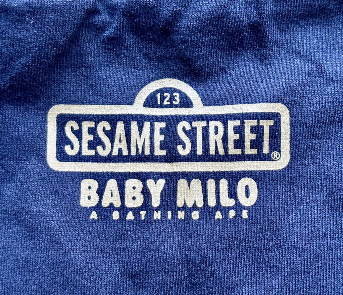 Bape BAPE x Sesame Street Baby Milo Tee Size US XL / EU 56 / 4 - 13 Thumbnail