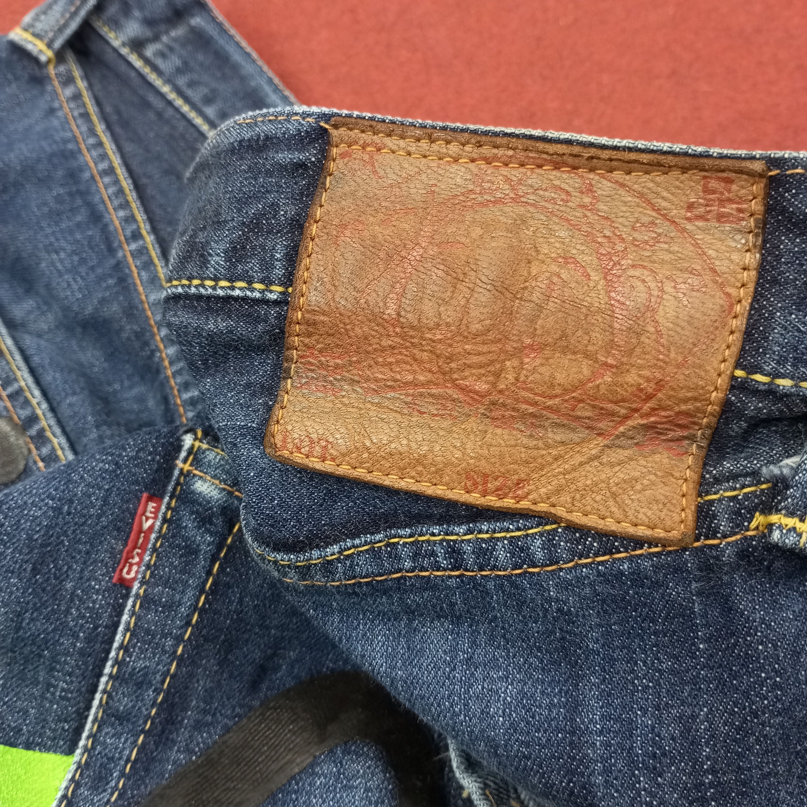 Japanese Brand Vintage Evisu Yamane Japanese Brand Custom Jeans c244n15 Size US 35 - 14 Thumbnail